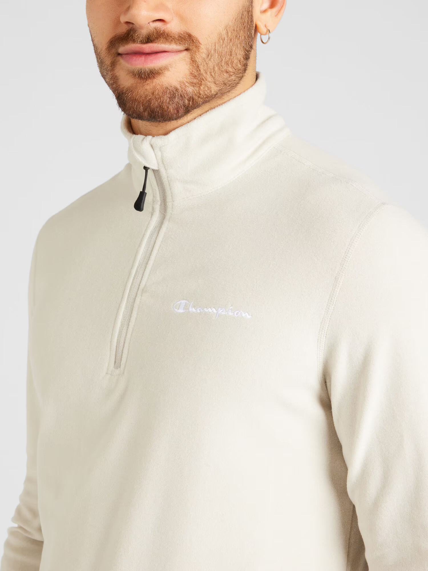 Champion Authentic Athletic Apparel Pulovere sport gri deschis / alb - Pled.ro