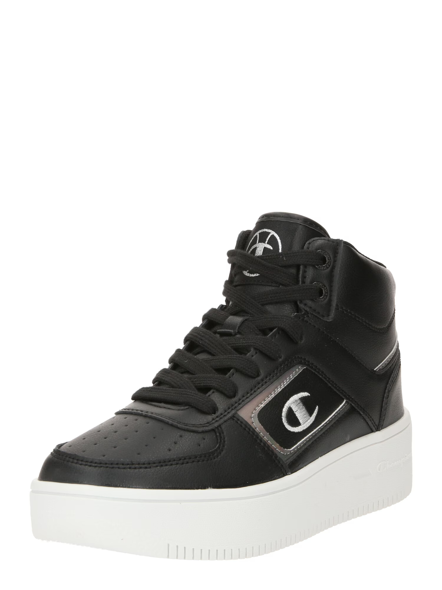 Champion Authentic Athletic Apparel Sneaker înalt 'FOUL PLAY' gri / negru - Pled.ro