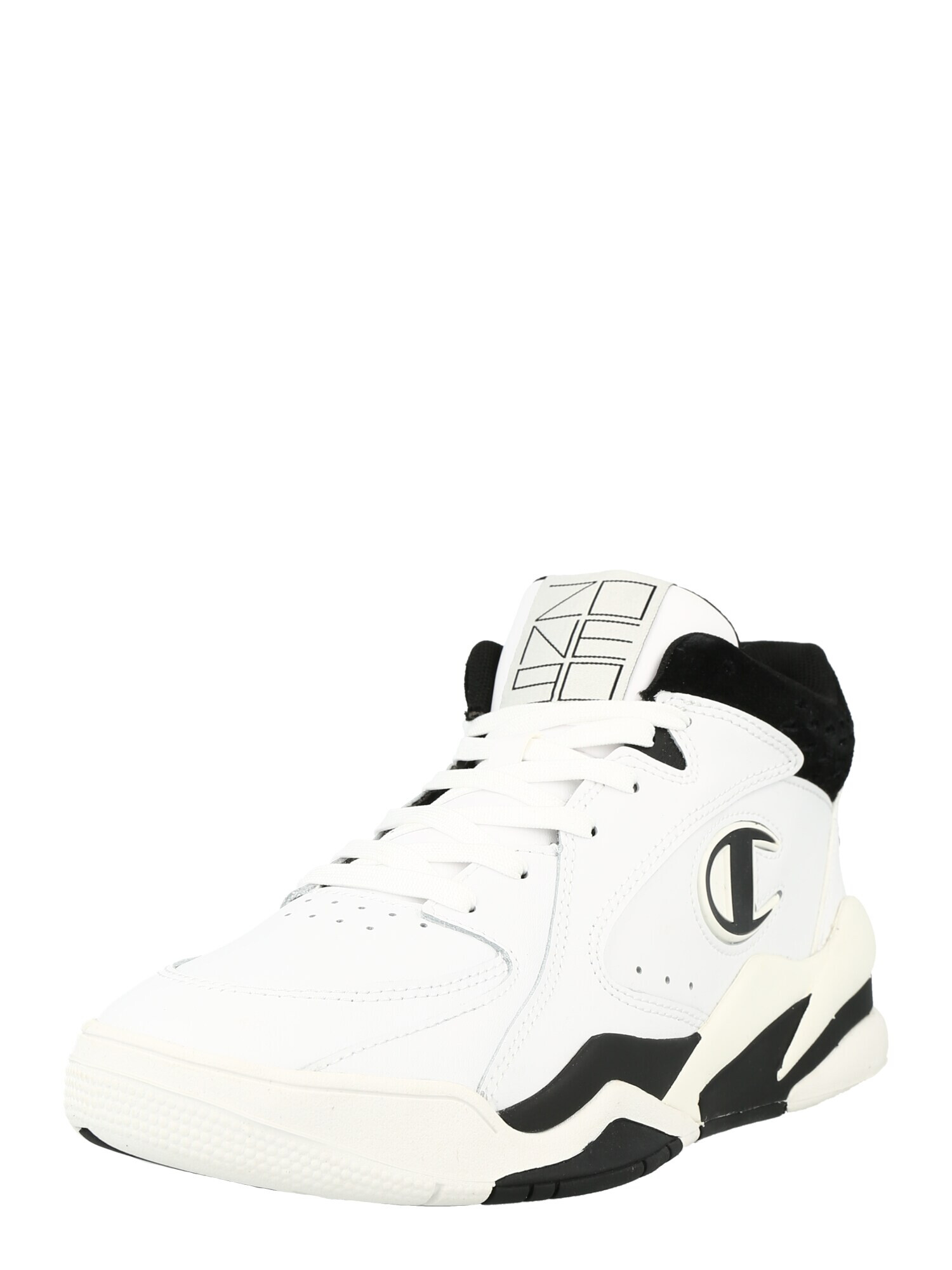 Champion Authentic Athletic Apparel Sneaker înalt 'Z90' negru / alb - Pled.ro