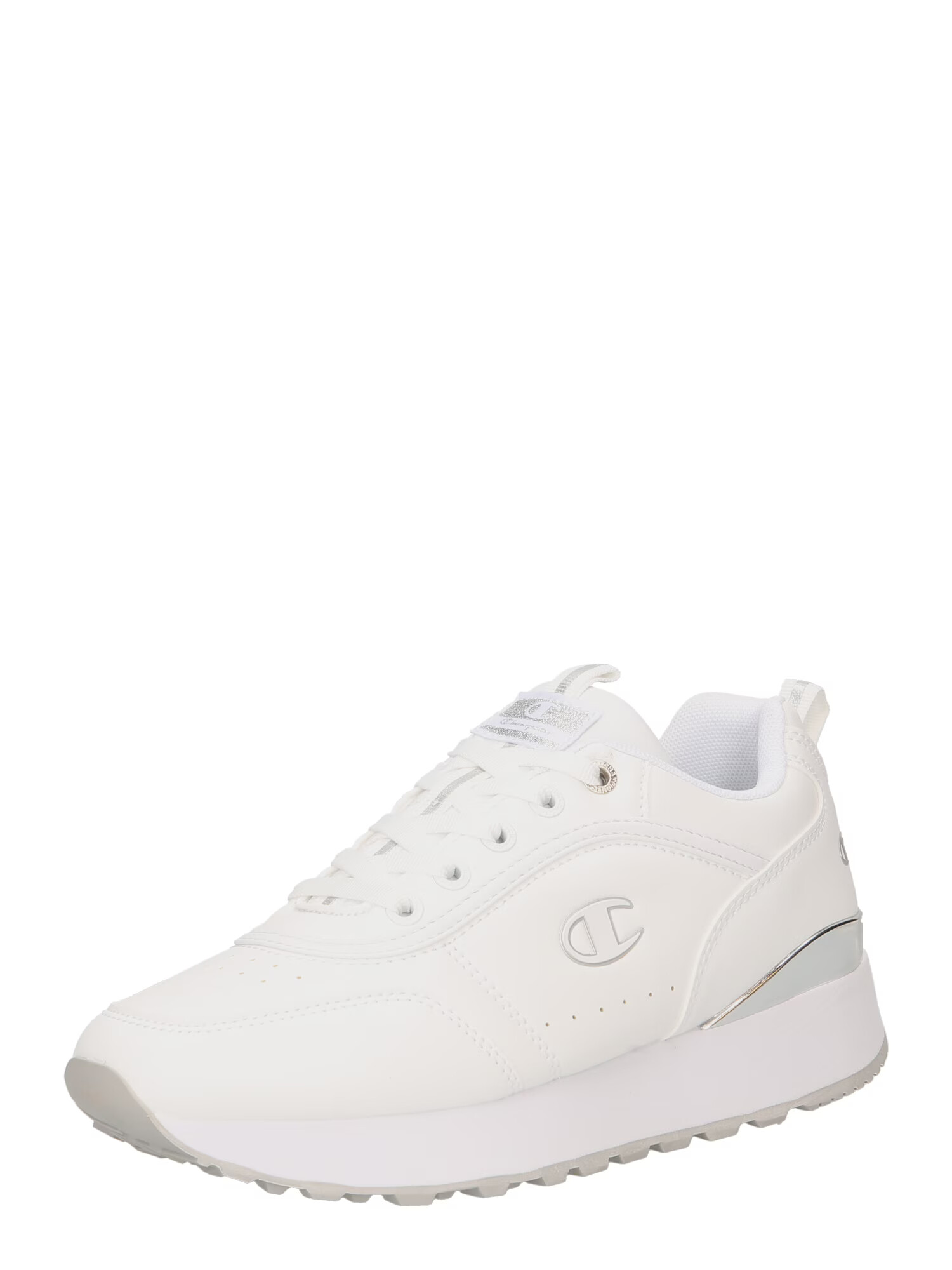 Champion Authentic Athletic Apparel Sneaker low argintiu / alb - Pled.ro