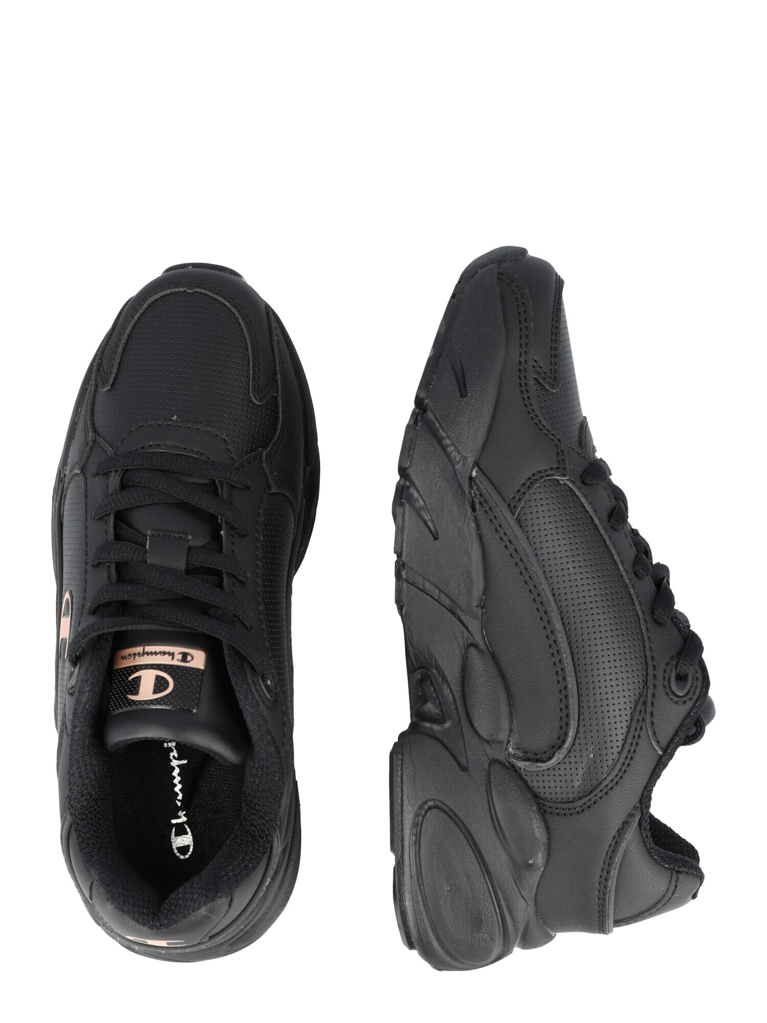 Champion Authentic Athletic Apparel Sneaker low 'BLACK OUT' negru - Pled.ro