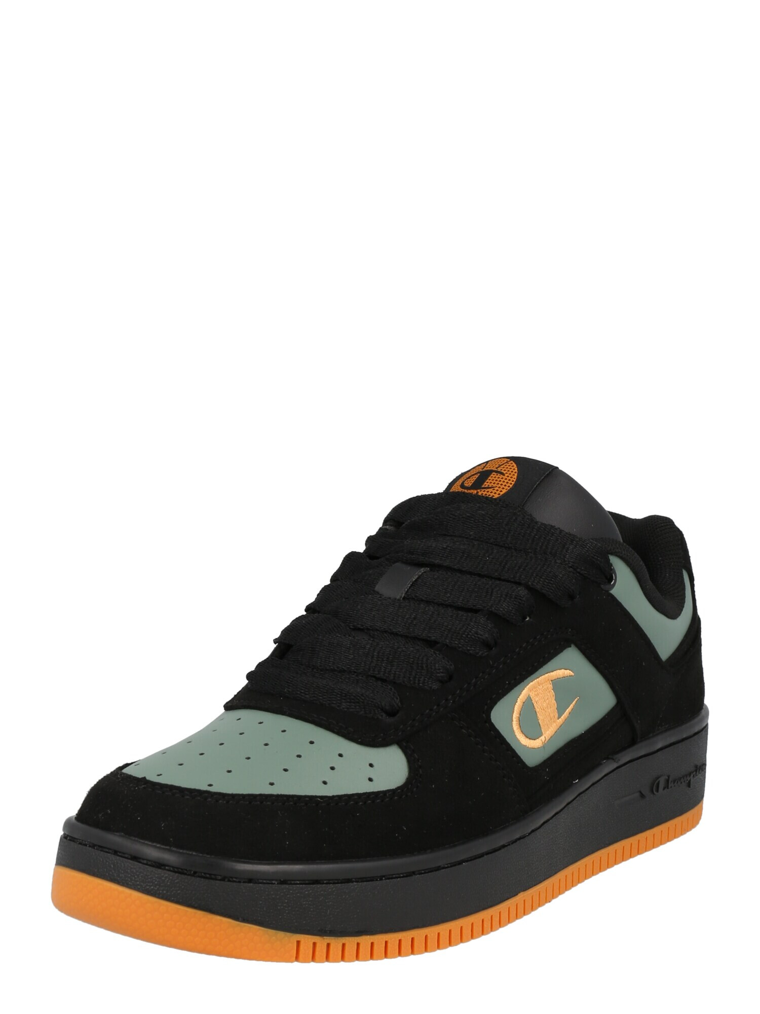 Champion Authentic Athletic Apparel Sneaker low 'FOUL PLAY' verde smarald / portocaliu / negru - Pled.ro