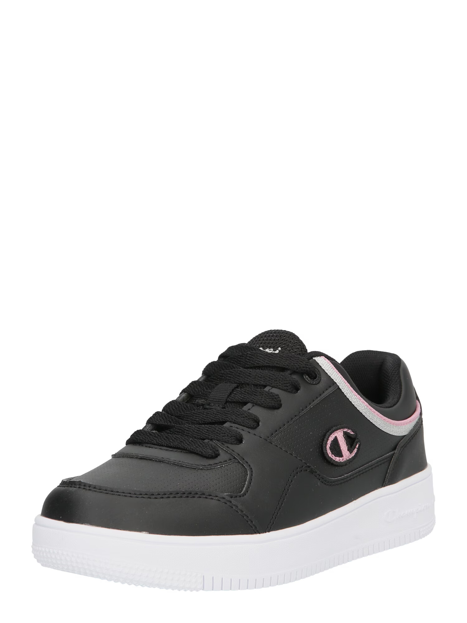 Champion Authentic Athletic Apparel Sneaker low 'REBOUND' roz / negru / alb - Pled.ro