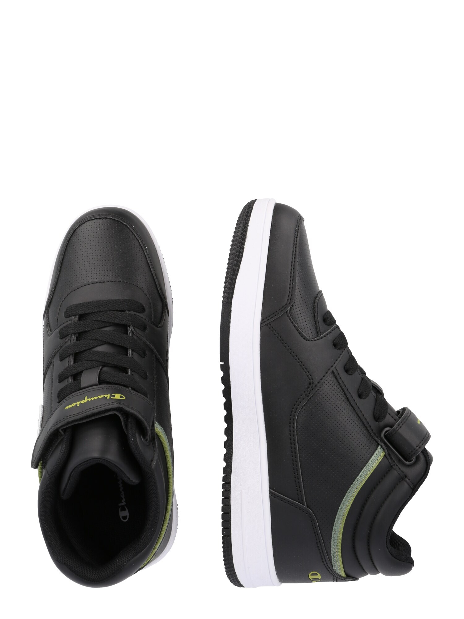 Champion Authentic Athletic Apparel Sneaker înalt 'REBOUND' galben / negru / alb - Pled.ro