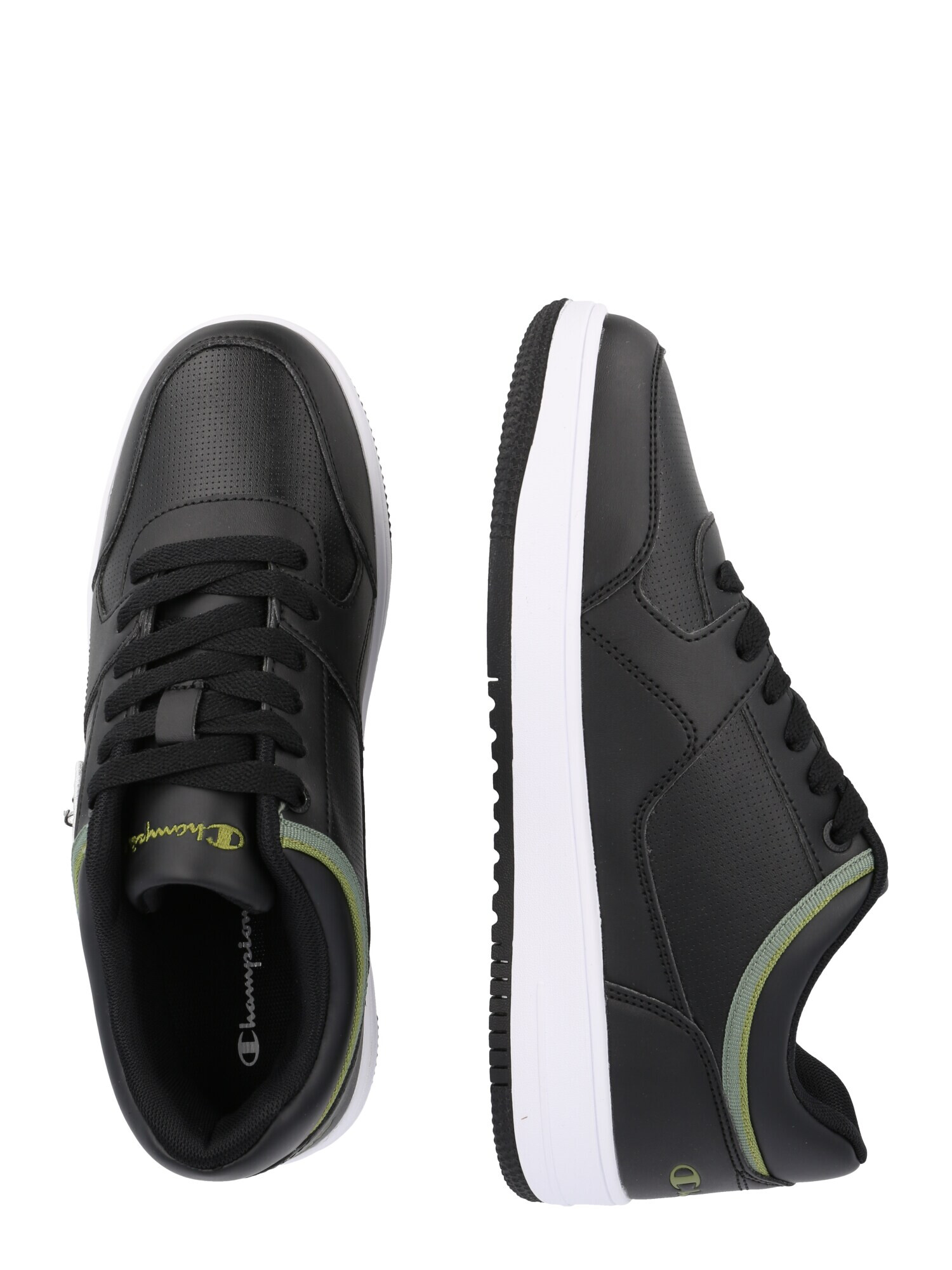 Champion Authentic Athletic Apparel Sneaker low 'REBOUND' verde / verde stuf / negru / alb - Pled.ro