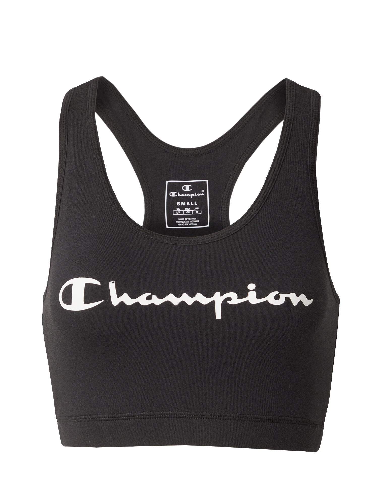 Champion Authentic Athletic Apparel Sutien sport negru / alb - Pled.ro