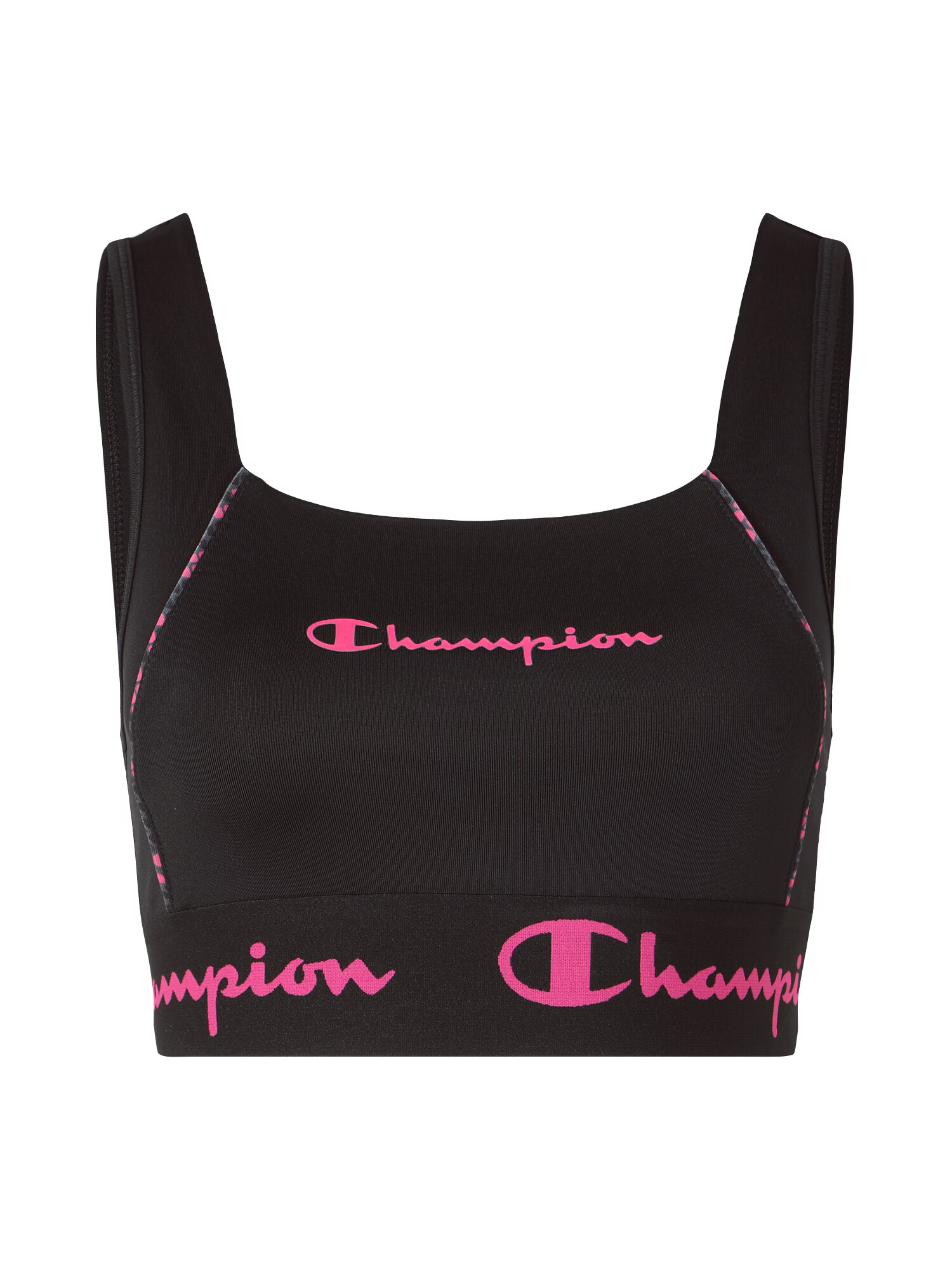 Champion Authentic Athletic Apparel Sutien sport roz / negru - Pled.ro