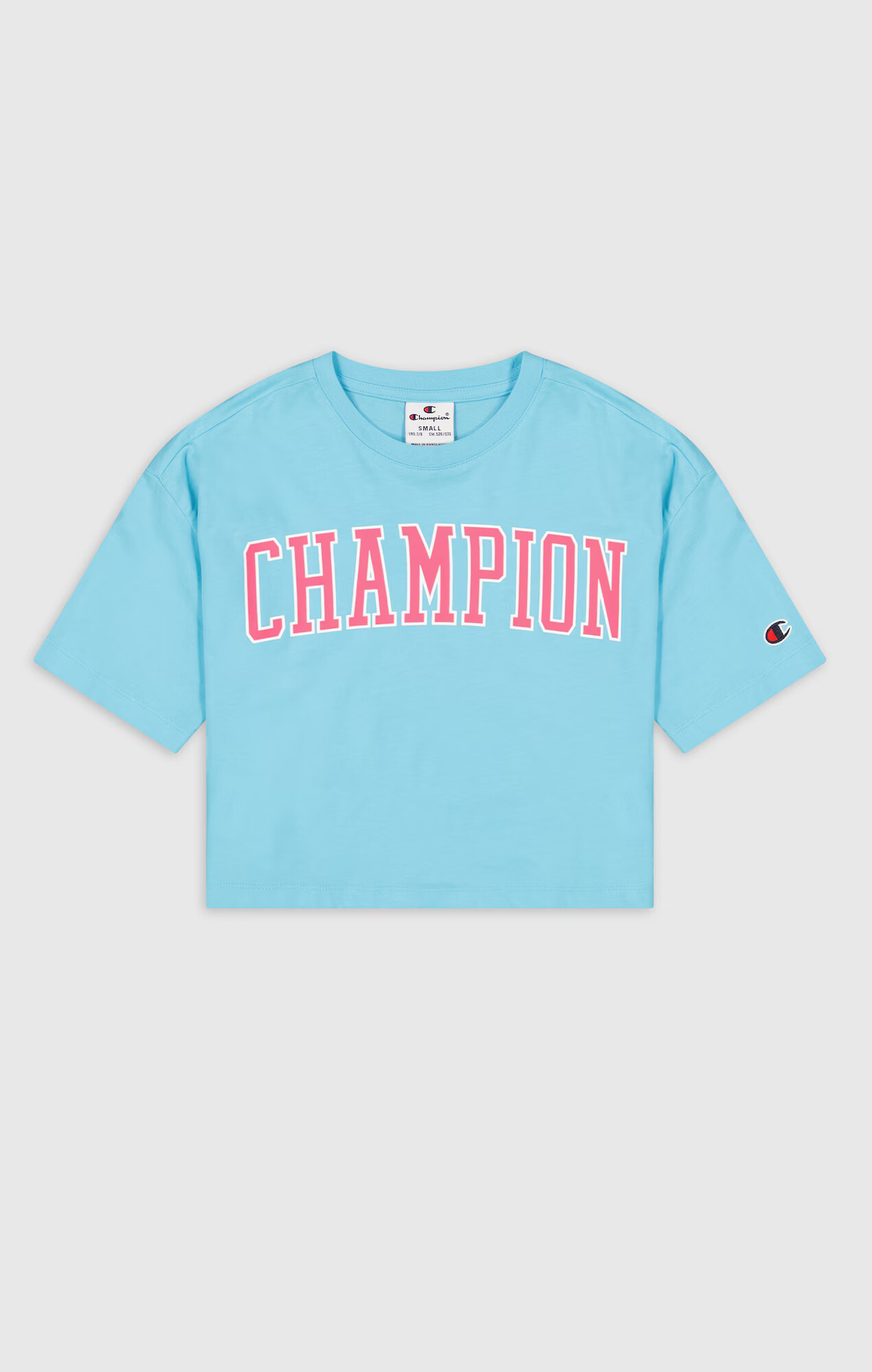 Champion Authentic Athletic Apparel Tricou albastru / albastru deschis / roz / alb - Pled.ro