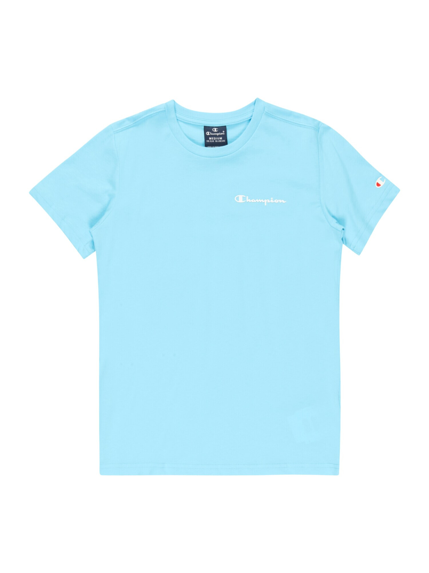 Champion Authentic Athletic Apparel Tricou albastru aqua / roșu / alb - Pled.ro