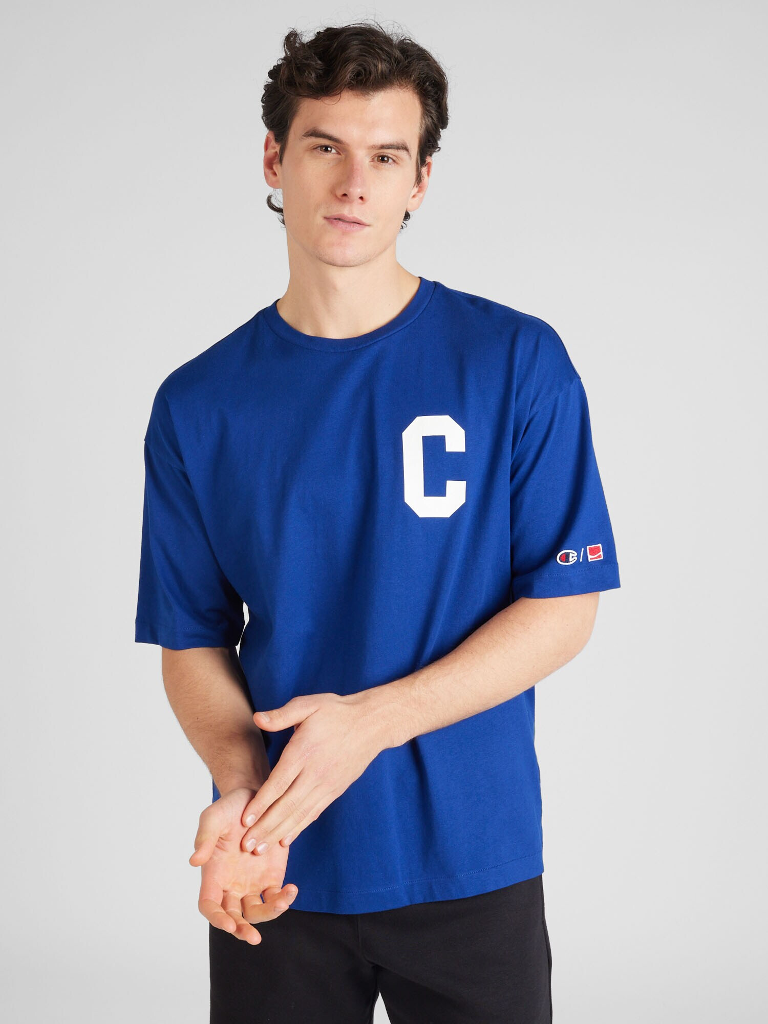 Champion Authentic Athletic Apparel Tricou albastru regal / roșu / alb - Pled.ro