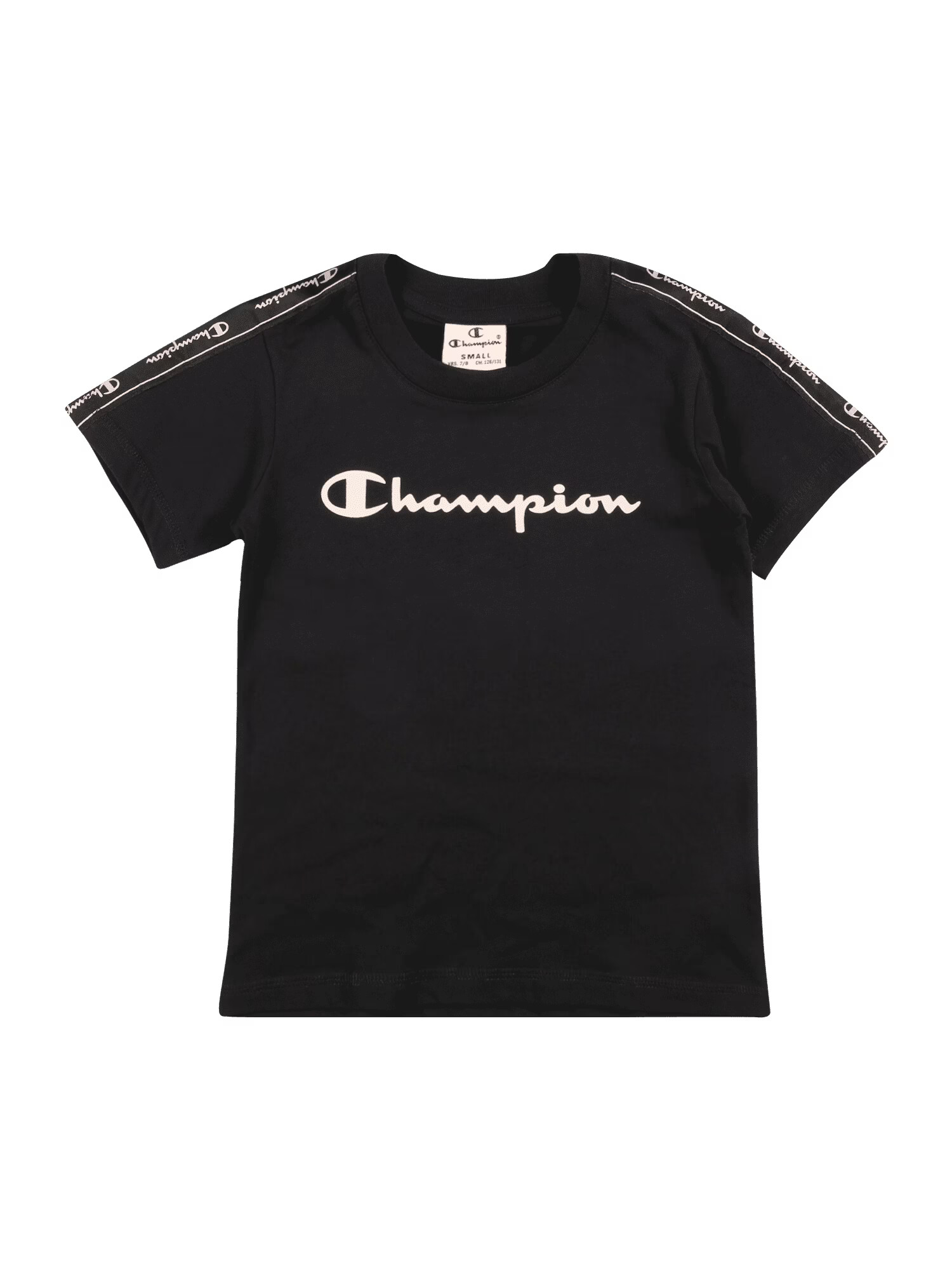 Champion Authentic Athletic Apparel Tricou bej / negru - Pled.ro