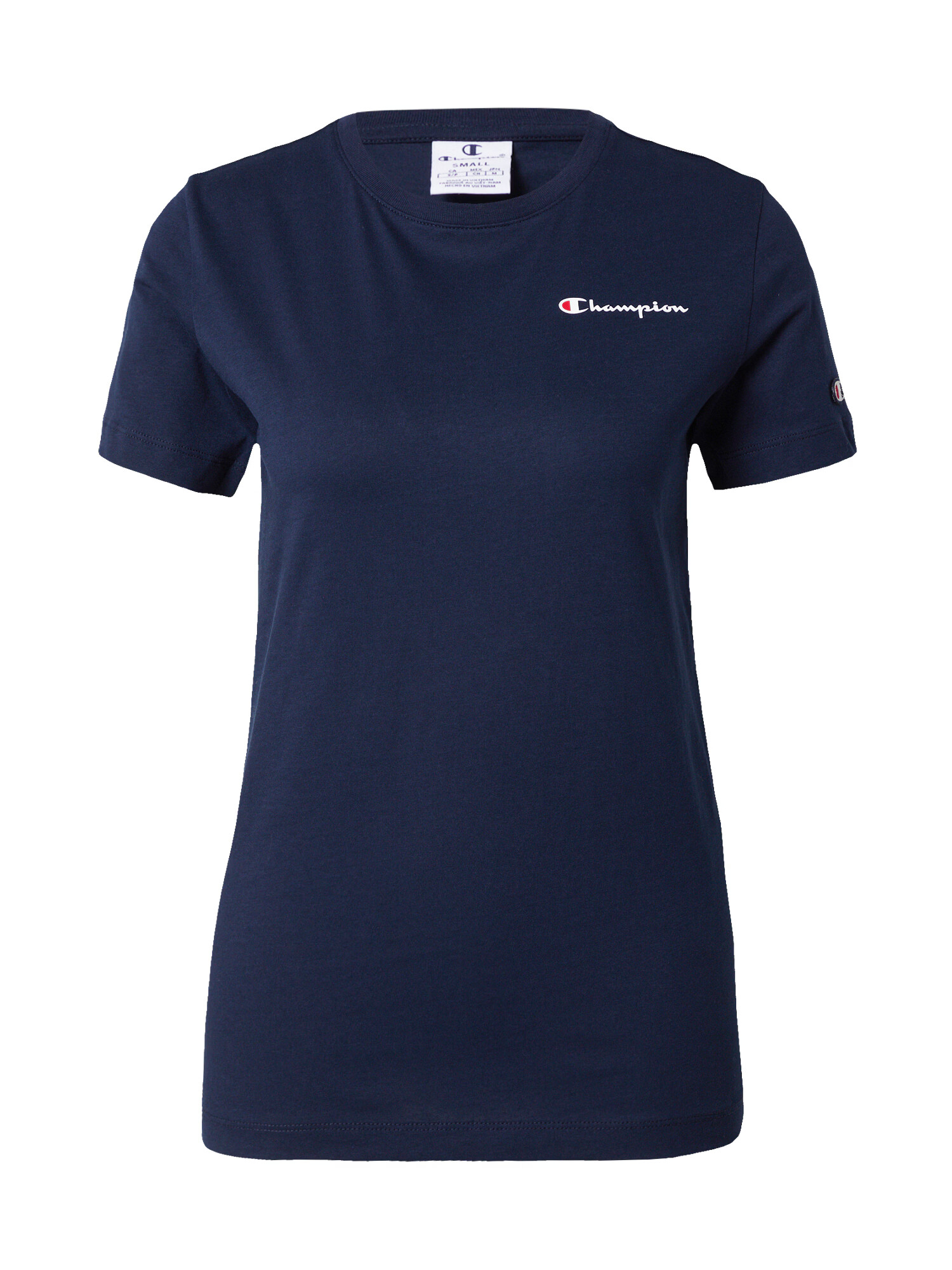 Champion Authentic Athletic Apparel Tricou bleumarin / alb - Pled.ro