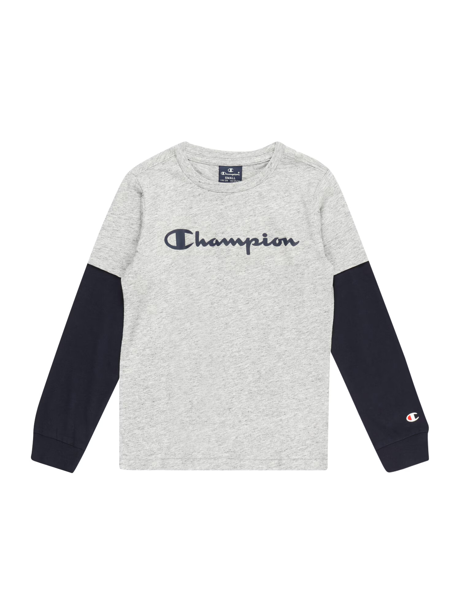 Champion Authentic Athletic Apparel Tricou bleumarin / gri amestecat - Pled.ro