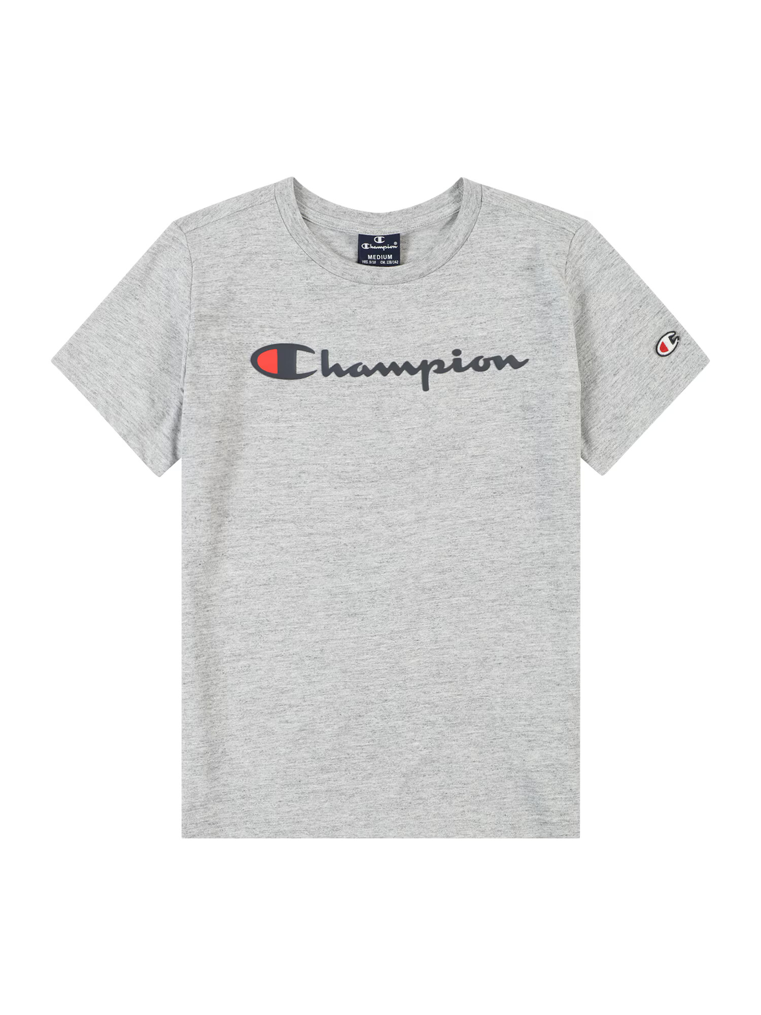 Champion Authentic Athletic Apparel Tricou 'Classic' bleumarin / gri amestecat / roșu - Pled.ro