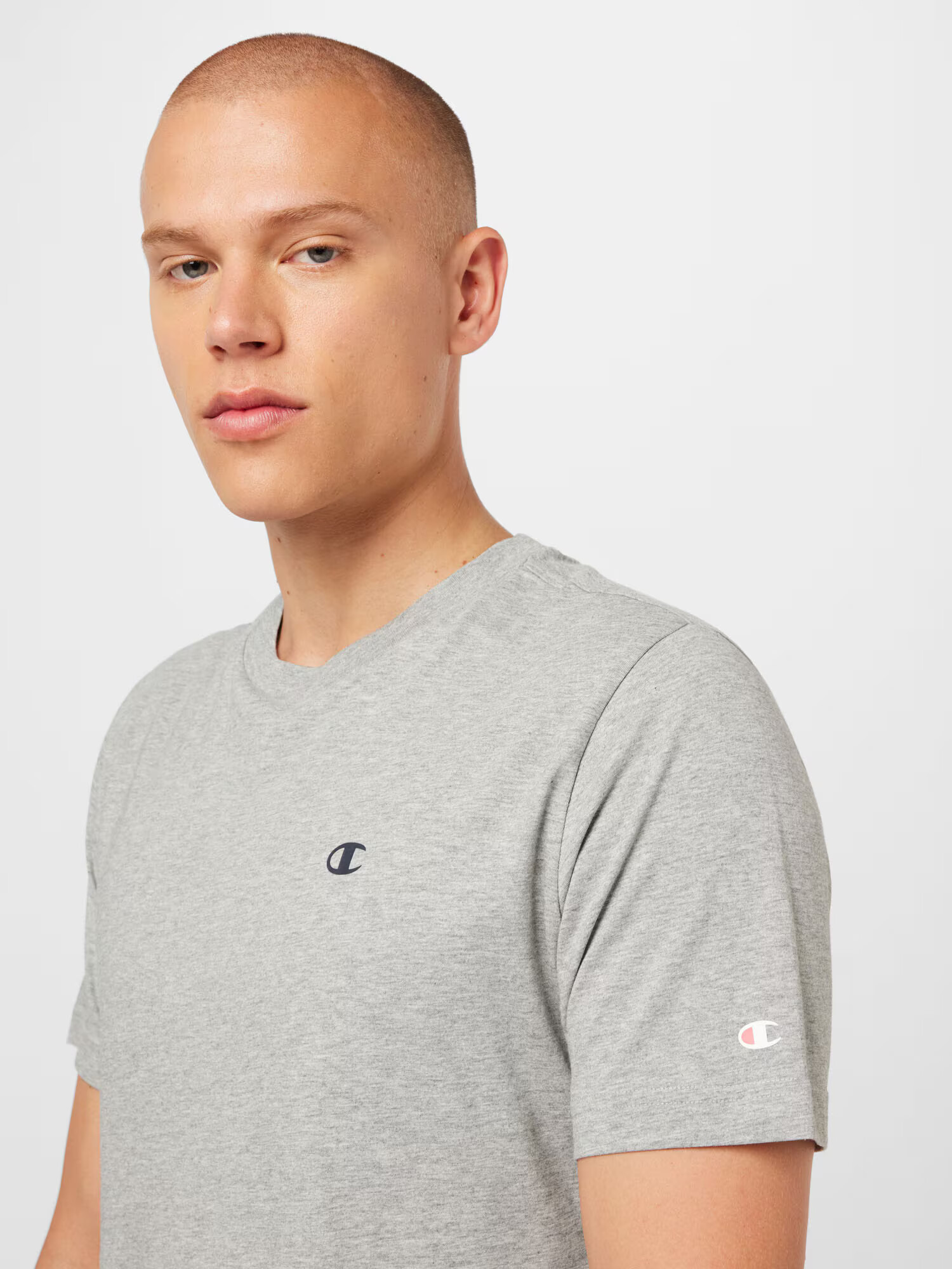 Champion Authentic Athletic Apparel Tricou bleumarin / gri amestecat / roșu / alb - Pled.ro