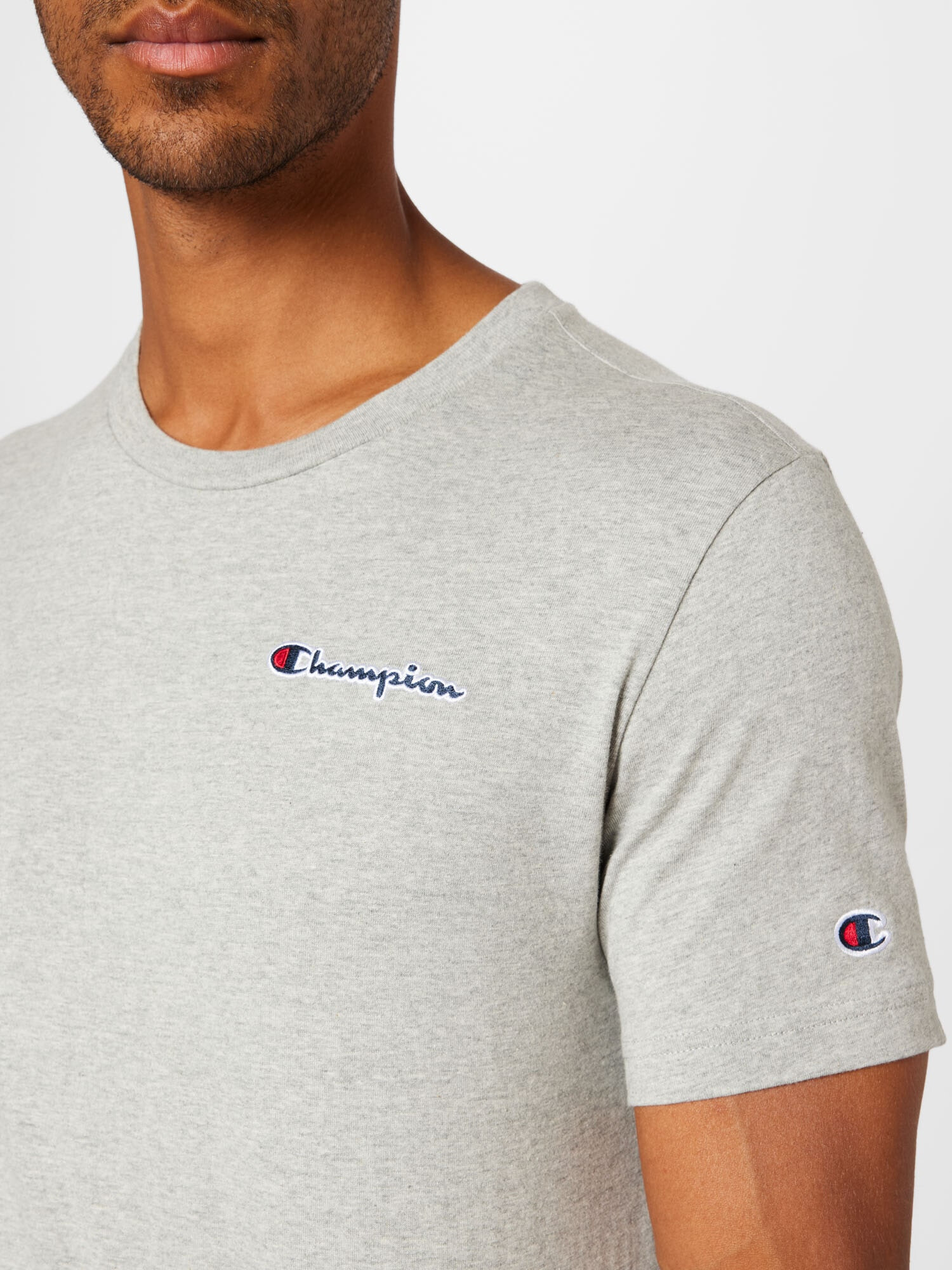 Champion Authentic Athletic Apparel Tricou bleumarin / gri / roșu - Pled.ro