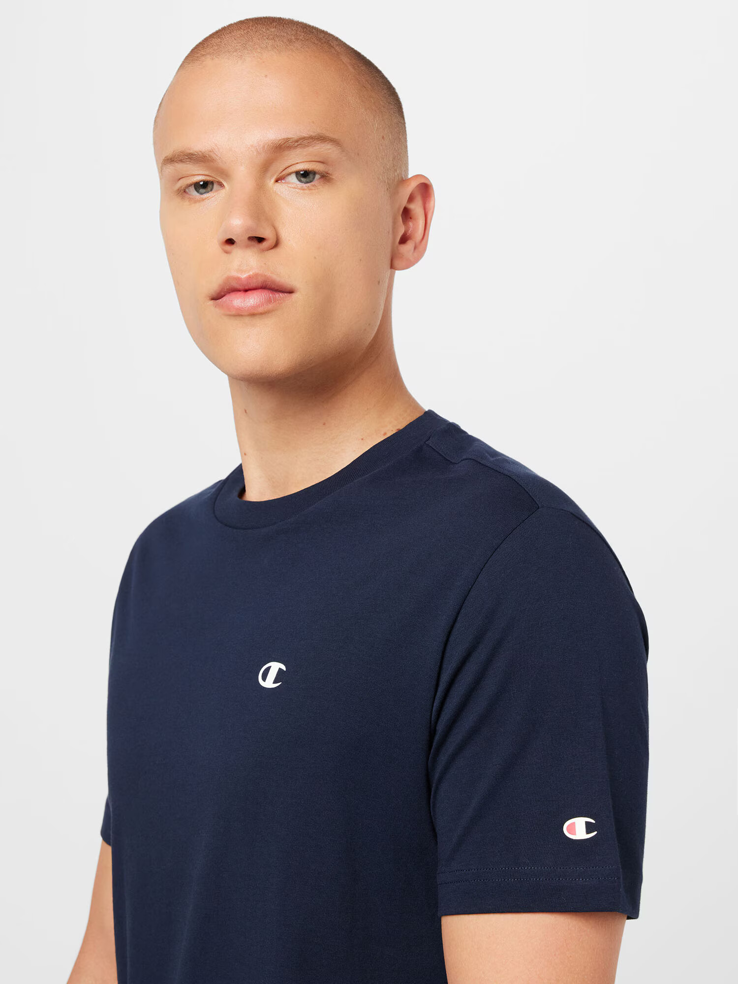 Champion Authentic Athletic Apparel Tricou bleumarin / roși aprins / alb - Pled.ro