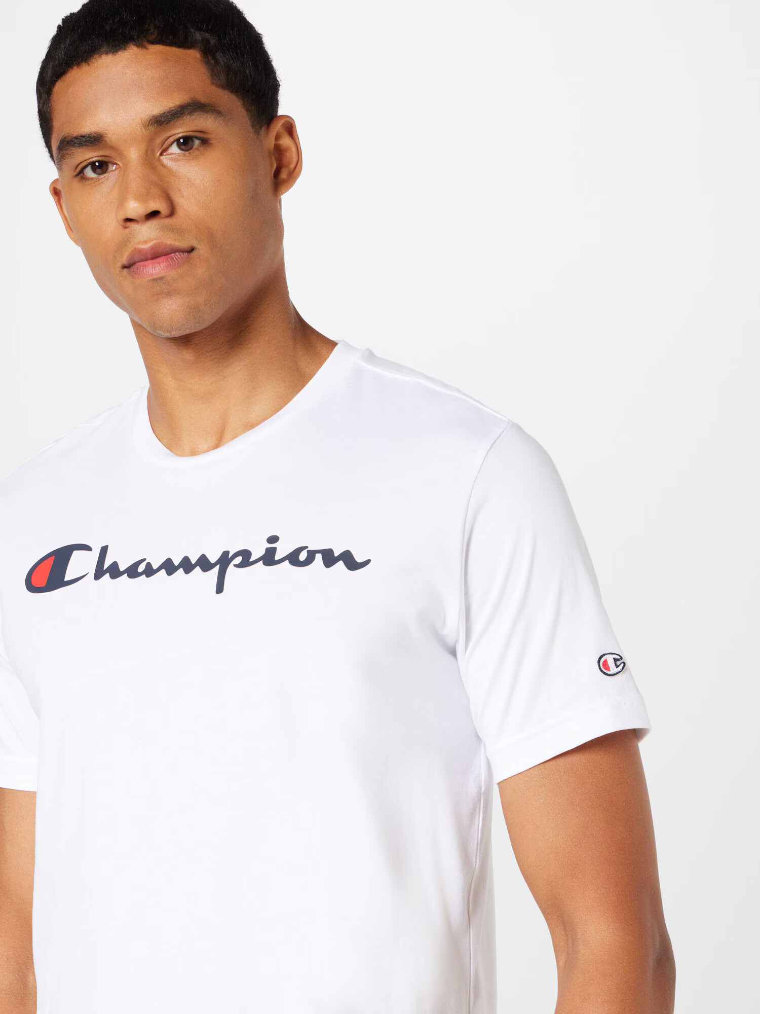 Champion Authentic Athletic Apparel Tricou bleumarin / roșu / alb - Pled.ro