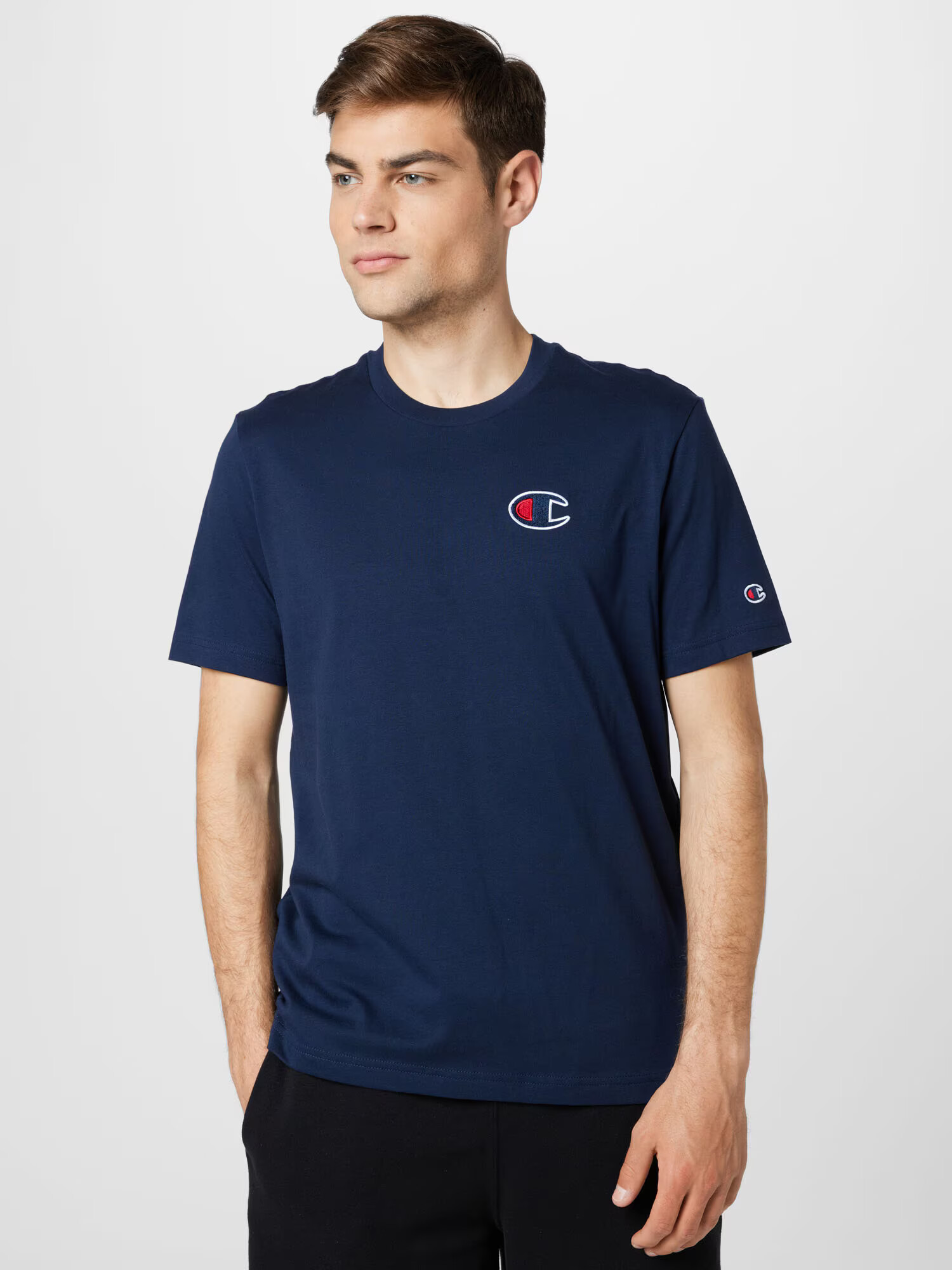 Champion Authentic Athletic Apparel Tricou bleumarin / roșu / alb - Pled.ro