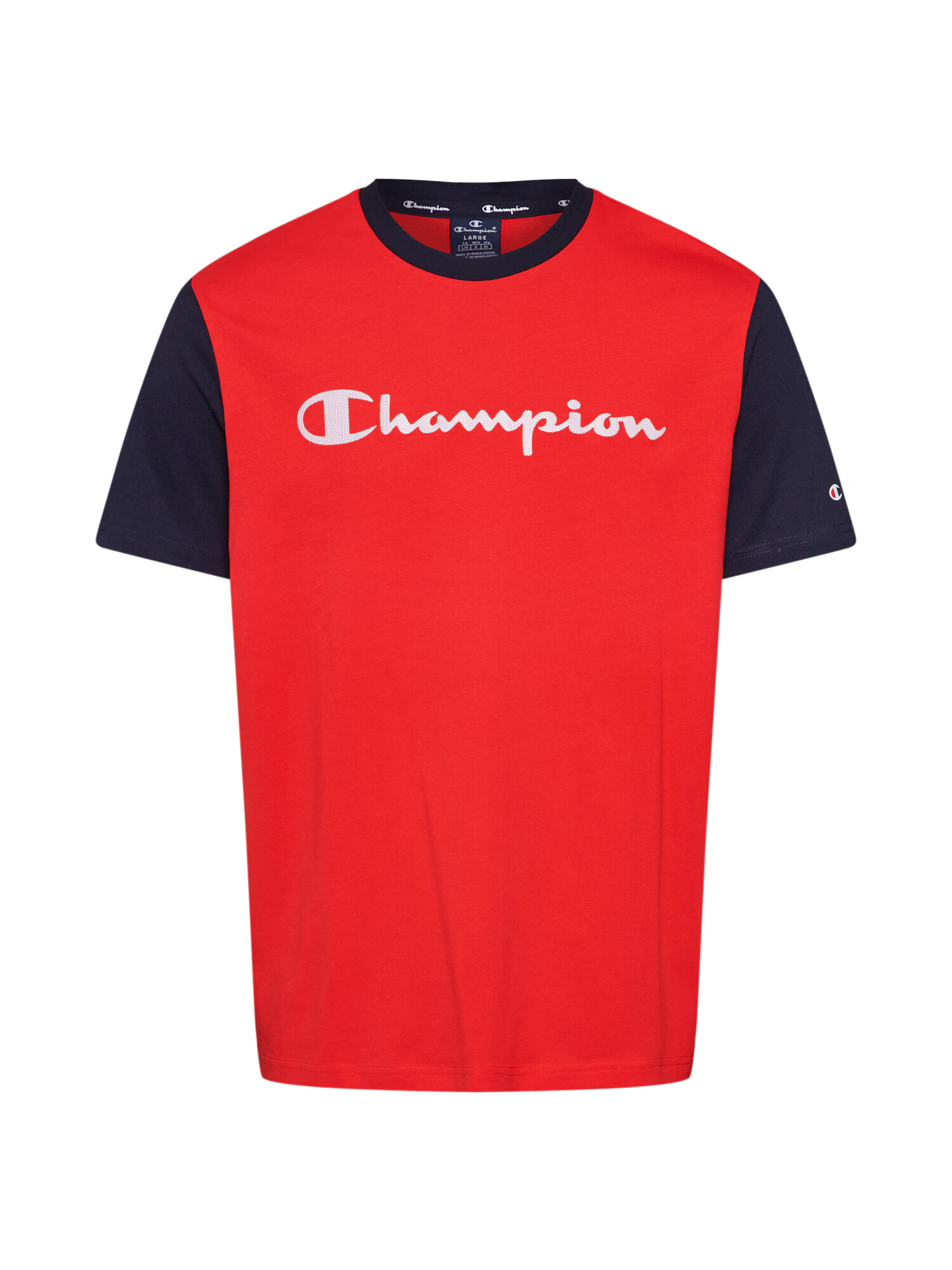 Champion Authentic Athletic Apparel Tricou albastru noapte / roșu / alb - Pled.ro