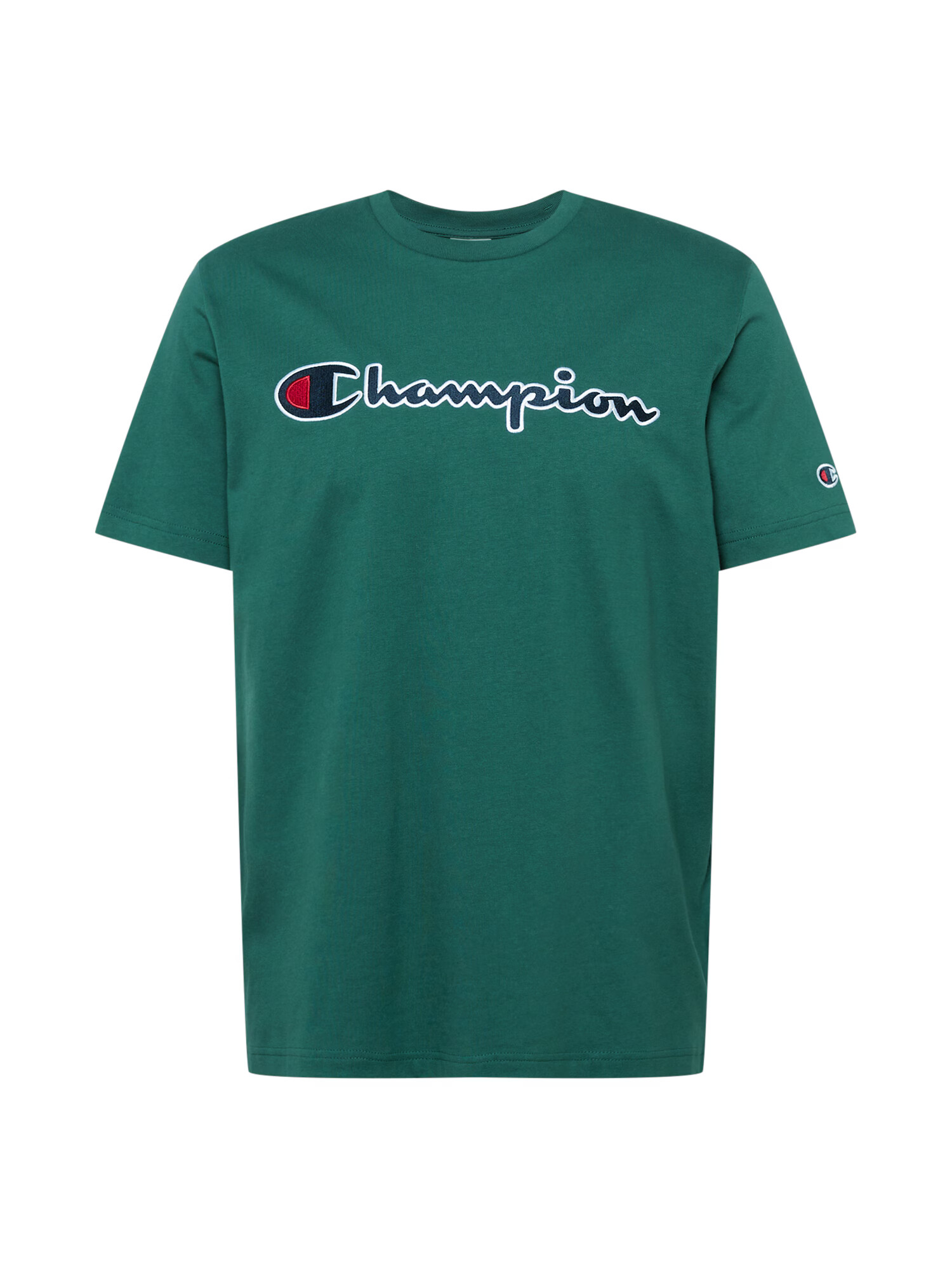 Champion Authentic Athletic Apparel Tricou bleumarin / verde închis / roșu / alb - Pled.ro