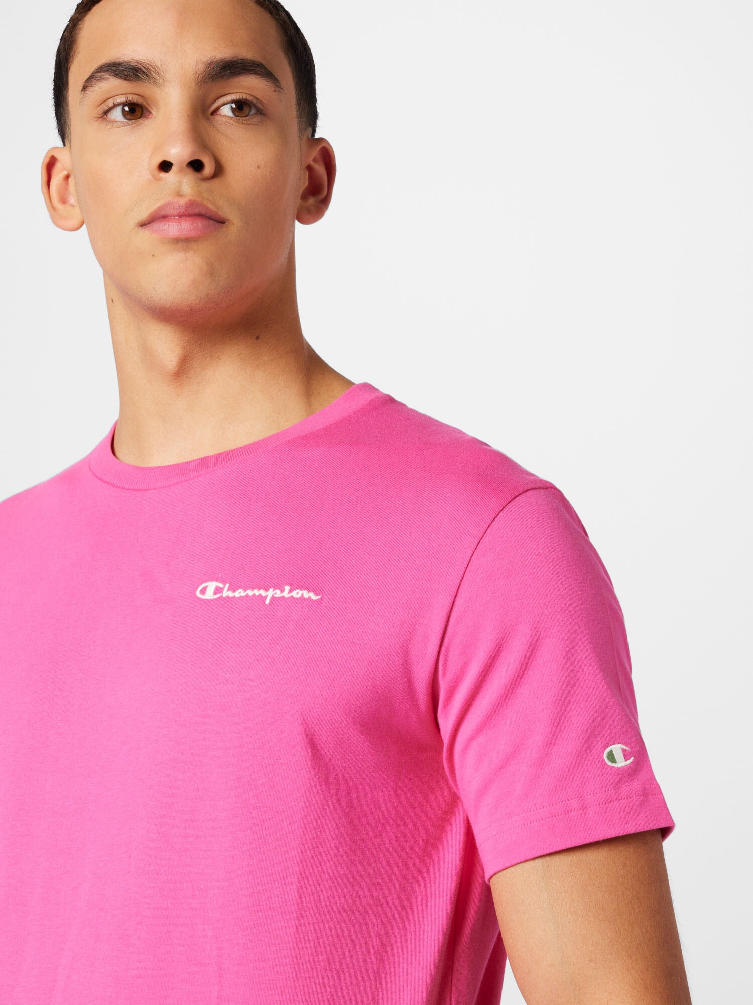 Champion Authentic Athletic Apparel Tricou fucsia / alb - Pled.ro