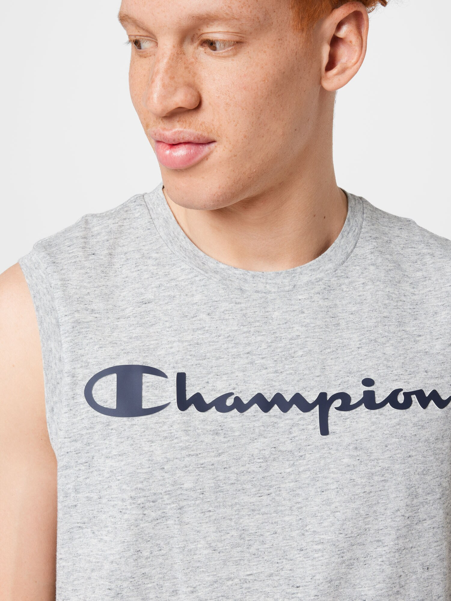 Champion Authentic Athletic Apparel Tricou funcțional bleumarin / gri amestecat - Pled.ro