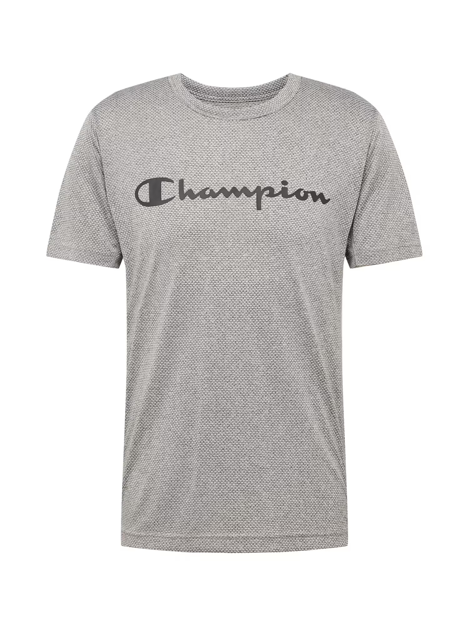 Champion Authentic Athletic Apparel Tricou funcțional gri închis / negru / alb murdar - Pled.ro