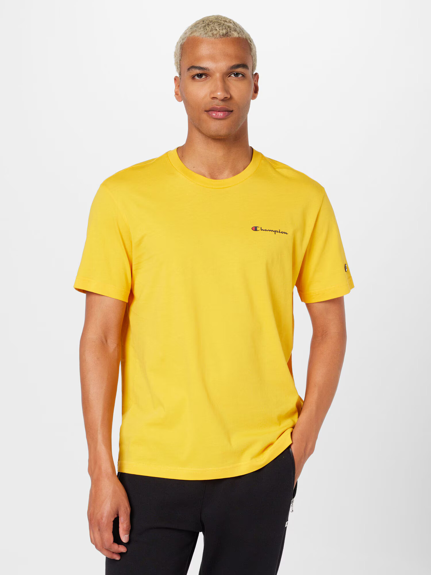 Champion Authentic Athletic Apparel Tricou 'Legacy American Classics' galben citron / roși aprins / negru - Pled.ro