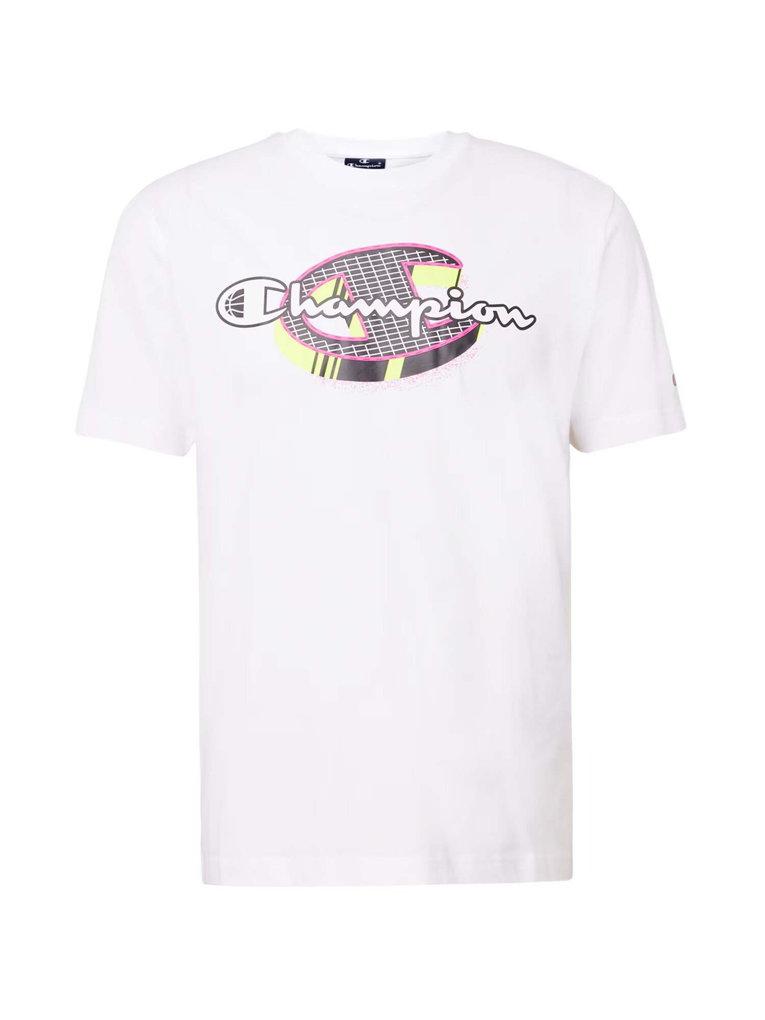 Champion Authentic Athletic Apparel Tricou galben pastel / roz eozină / negru / alb - Pled.ro