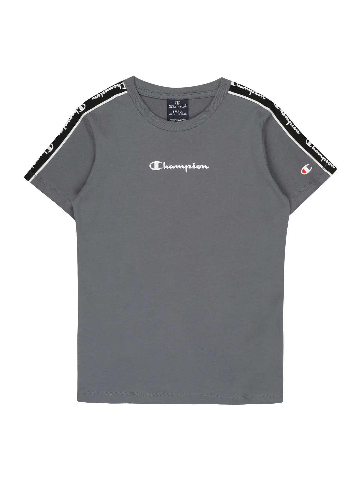 Champion Authentic Athletic Apparel Tricou gri / negru / alb - Pled.ro