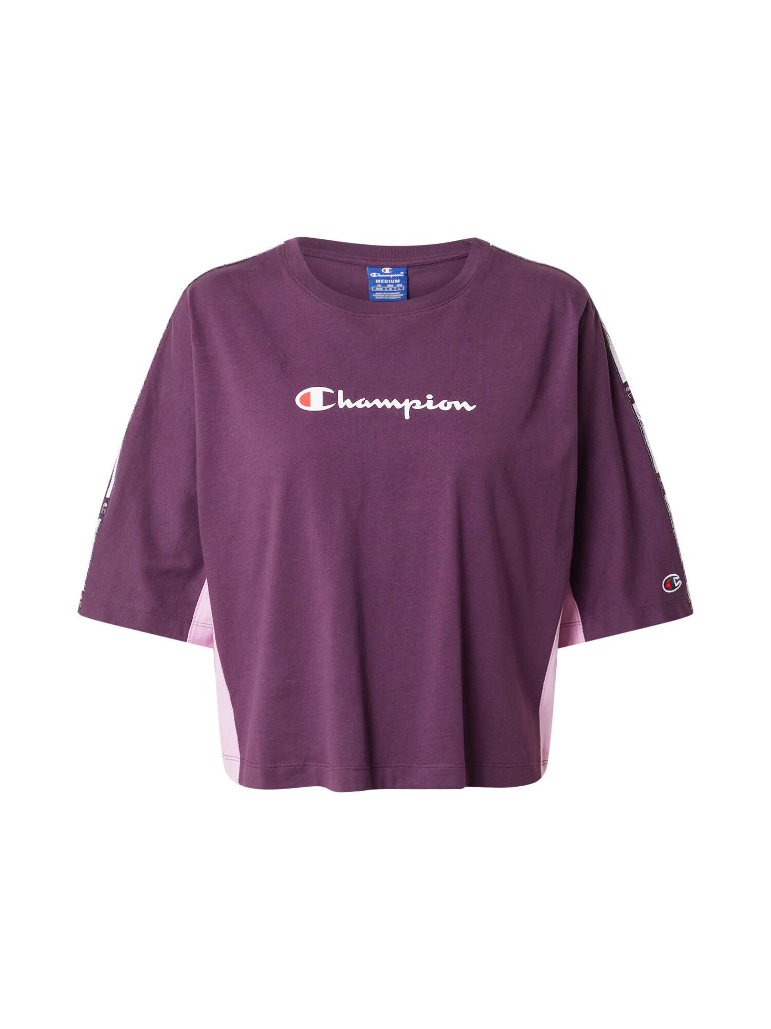 Champion Authentic Athletic Apparel Tricou mov deschis / mov închis / alb - Pled.ro