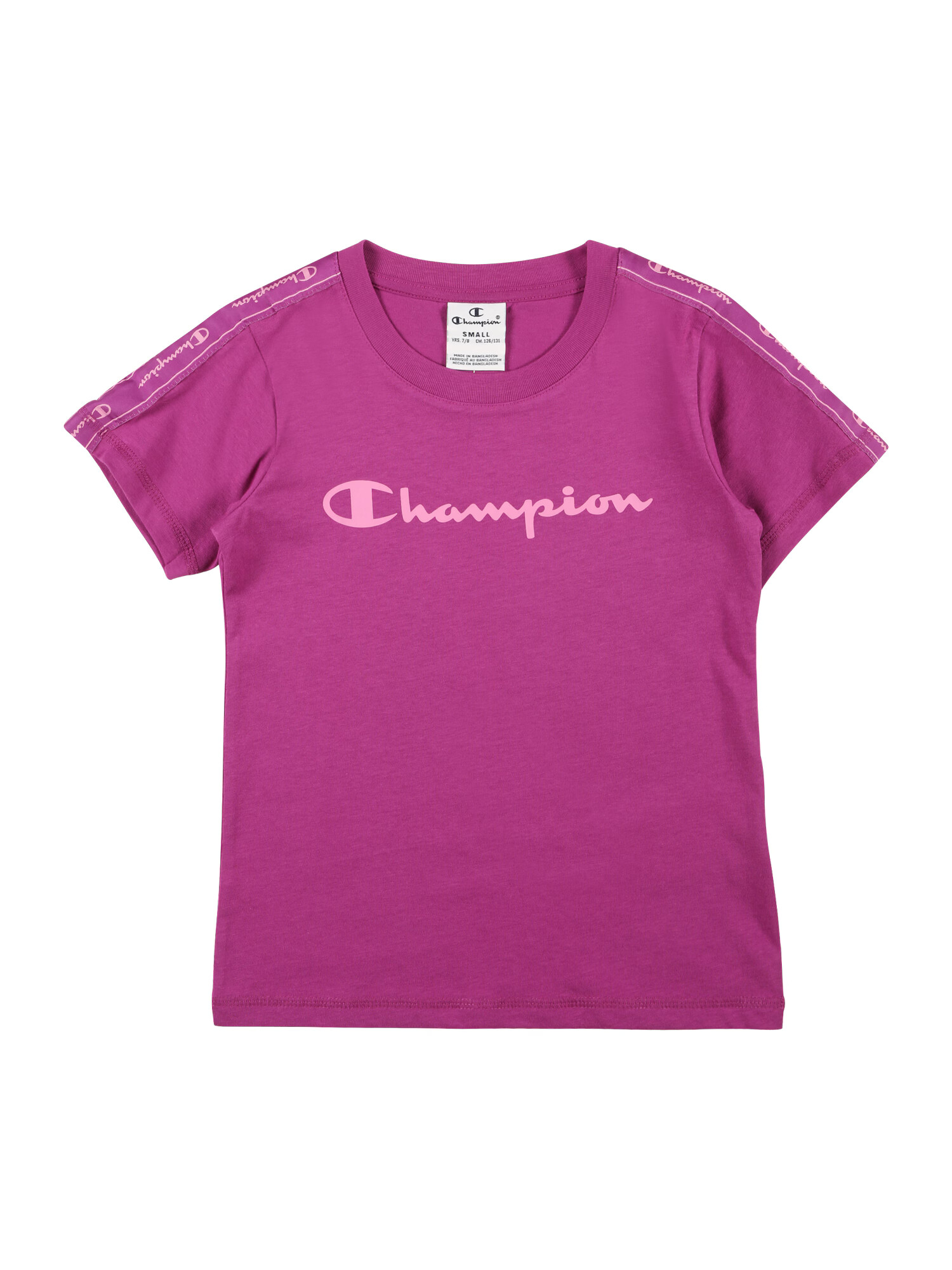 Champion Authentic Athletic Apparel Tricou mov orhidee / alb - Pled.ro