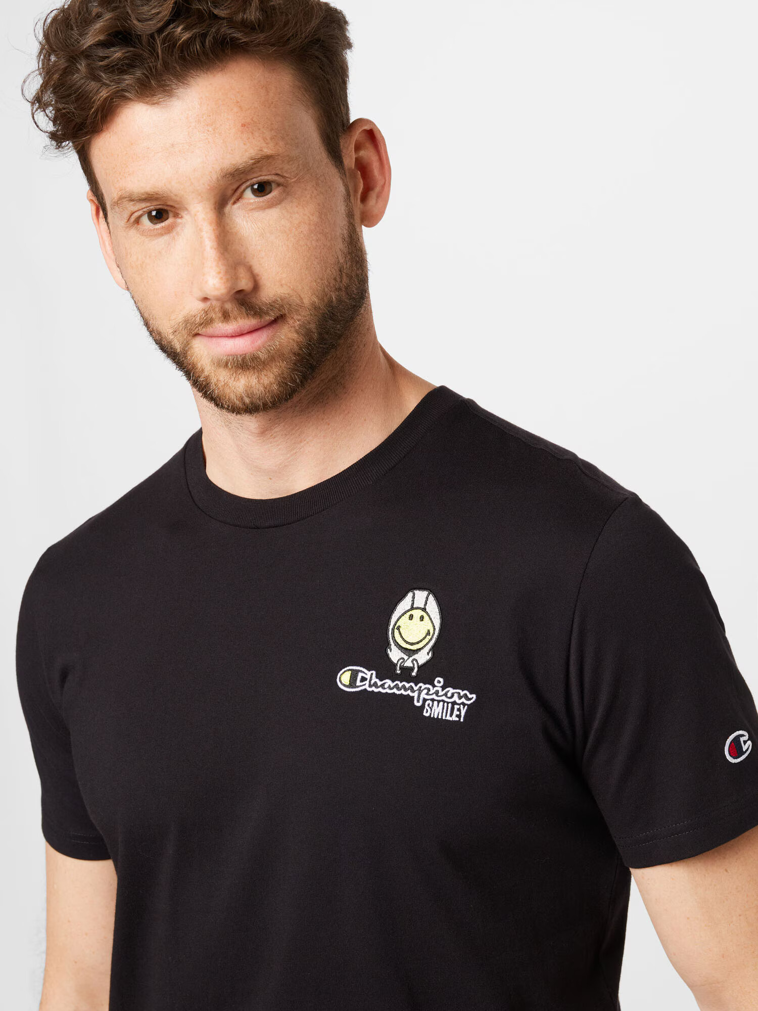 Champion Authentic Athletic Apparel Tricou negru - Pled.ro