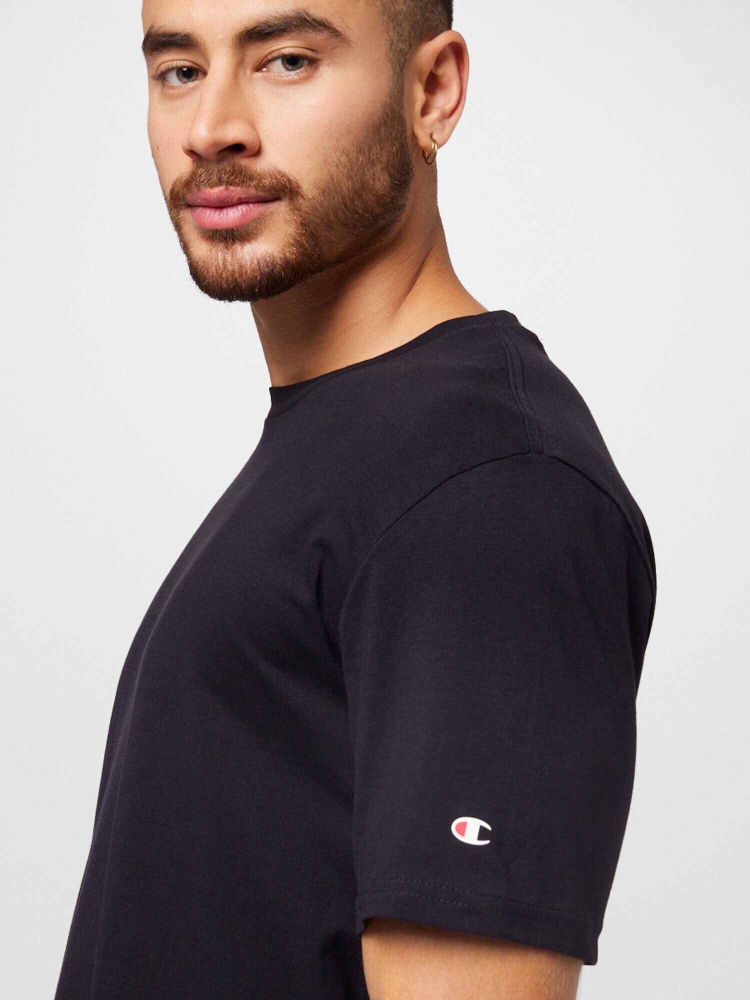 Champion Authentic Athletic Apparel Tricou negru - Pled.ro