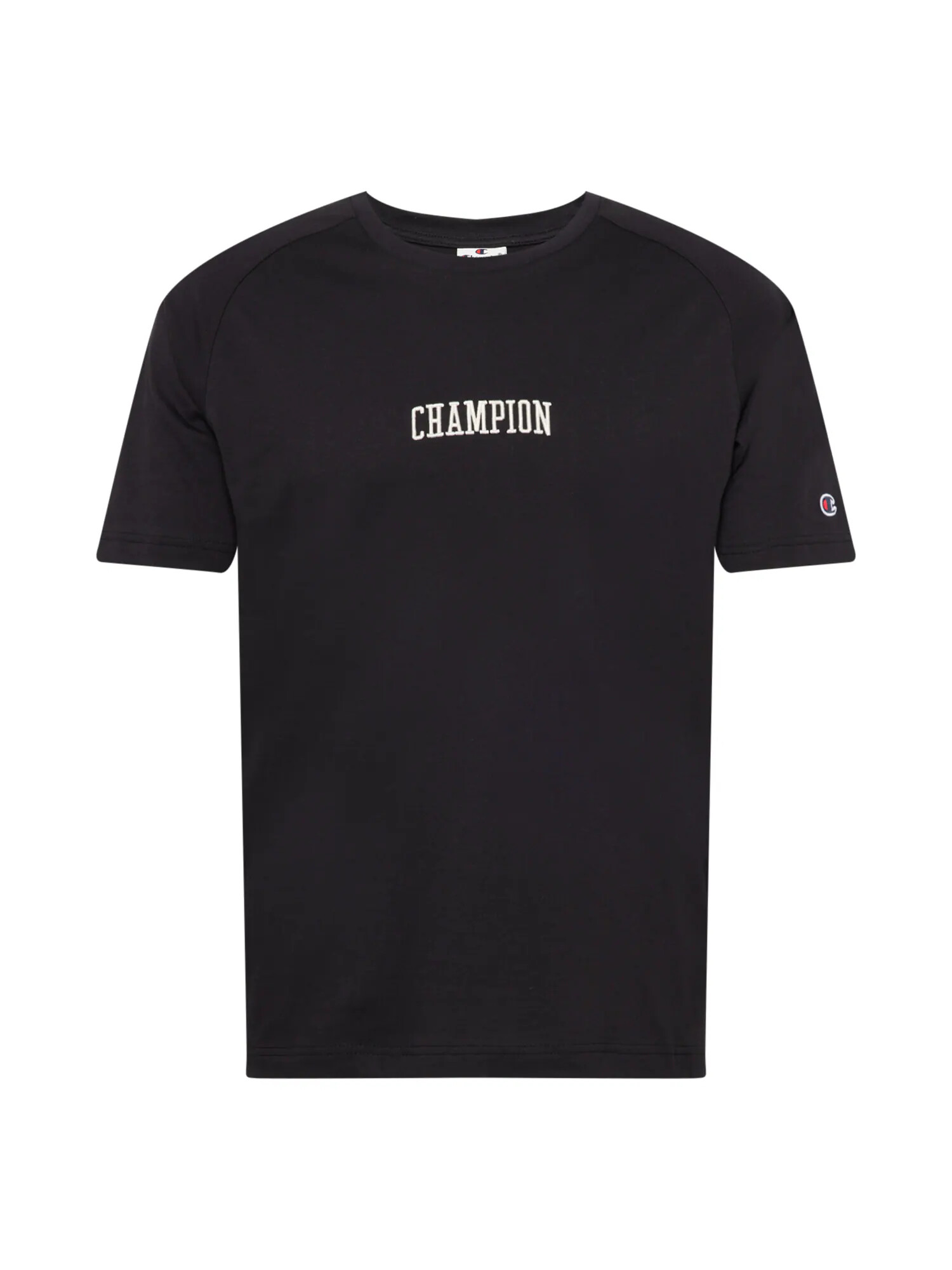 Champion Authentic Athletic Apparel Tricou negru / alb - Pled.ro