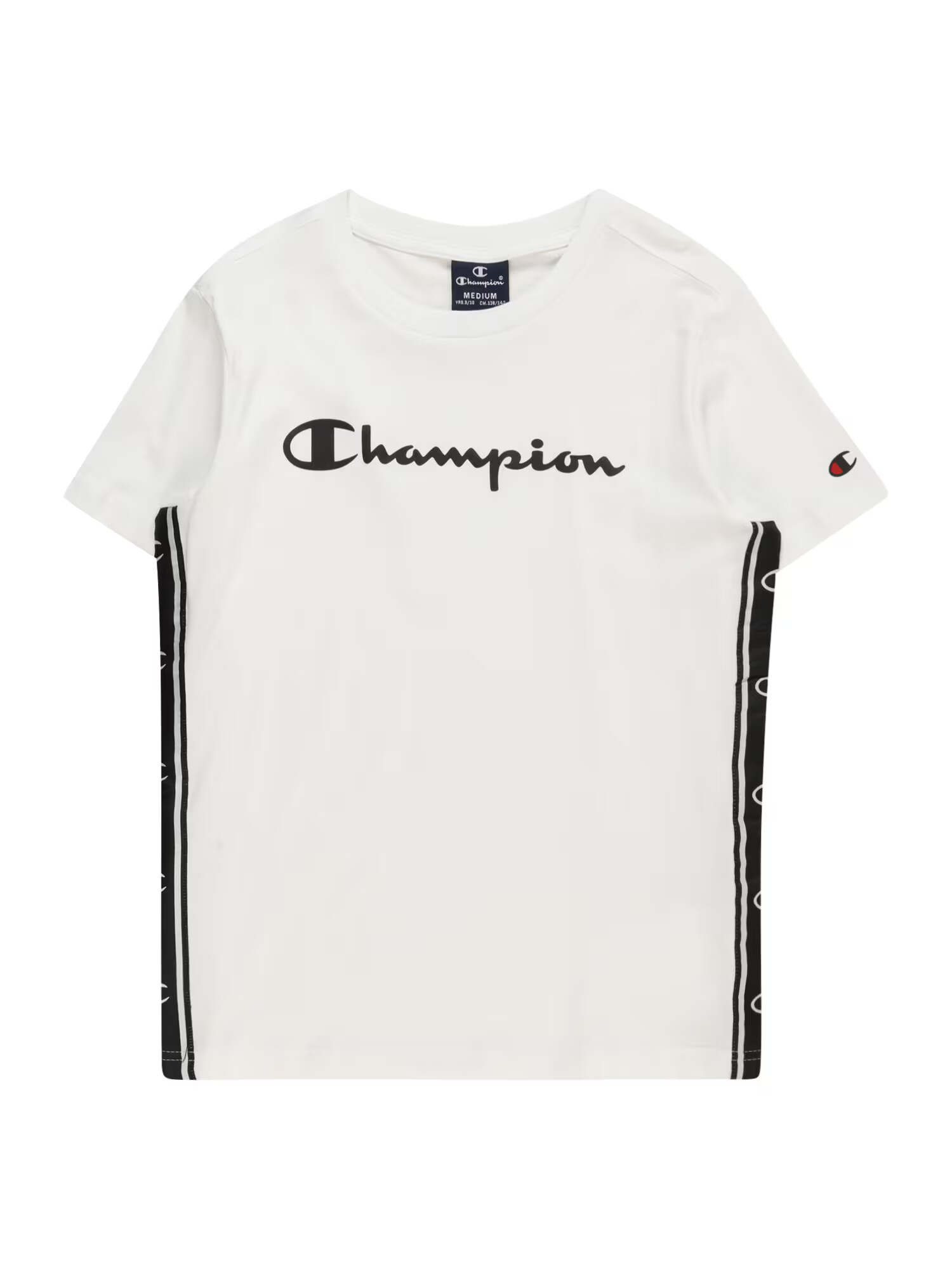 Champion Authentic Athletic Apparel Tricou negru / alb - Pled.ro