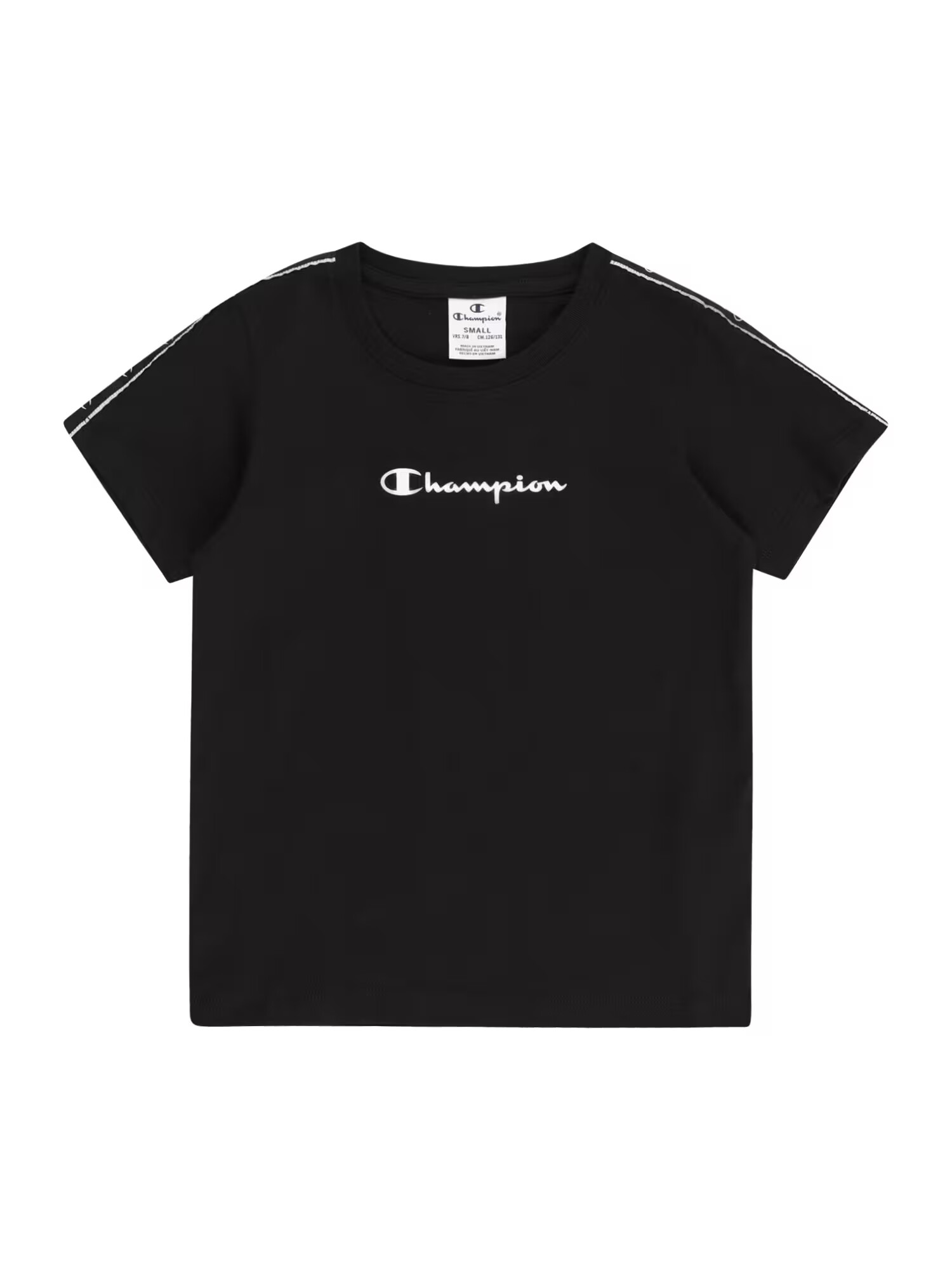 Champion Authentic Athletic Apparel Tricou negru / alb - Pled.ro