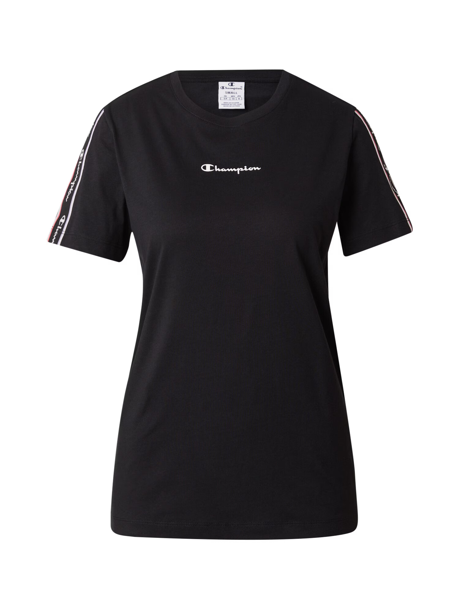 Champion Authentic Athletic Apparel Tricou negru / alb - Pled.ro