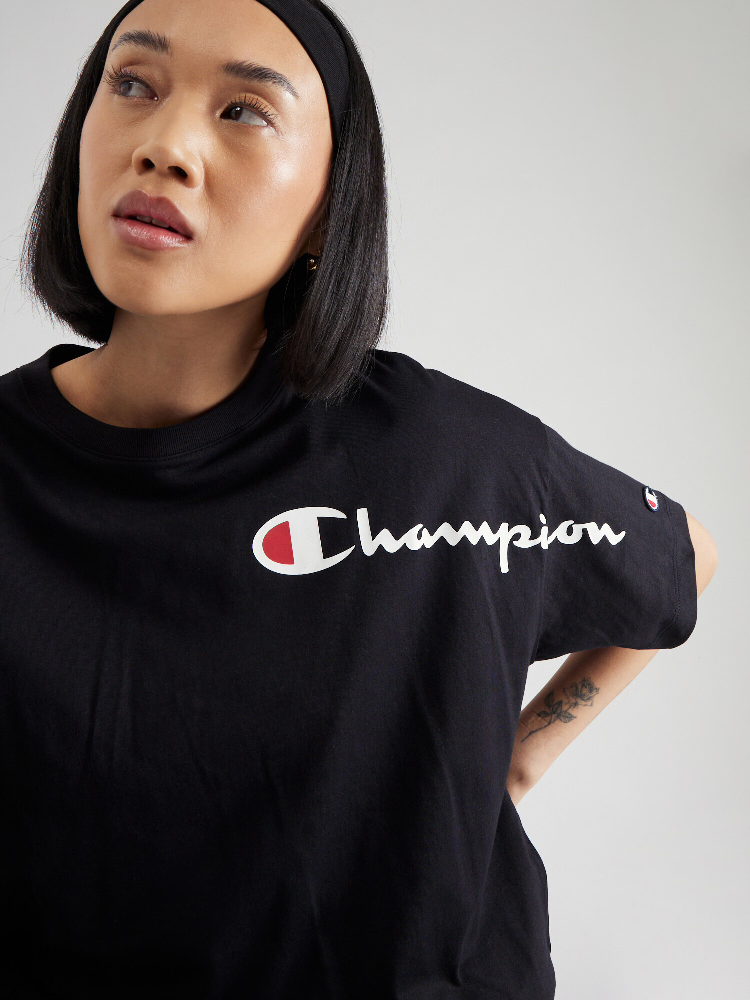 Champion Authentic Athletic Apparel Tricou roșu / negru / alb - Pled.ro