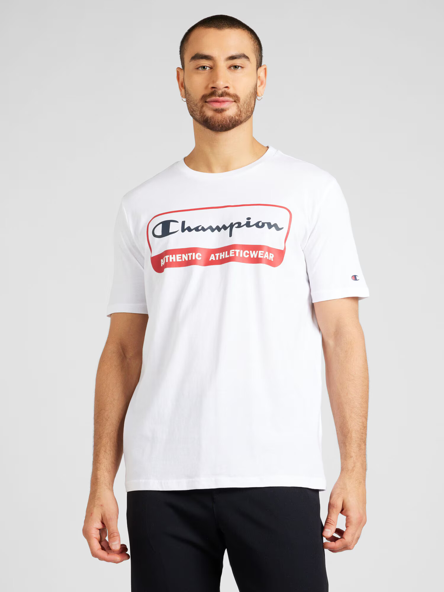 Champion Authentic Athletic Apparel Tricou roșu / negru / alb - Pled.ro