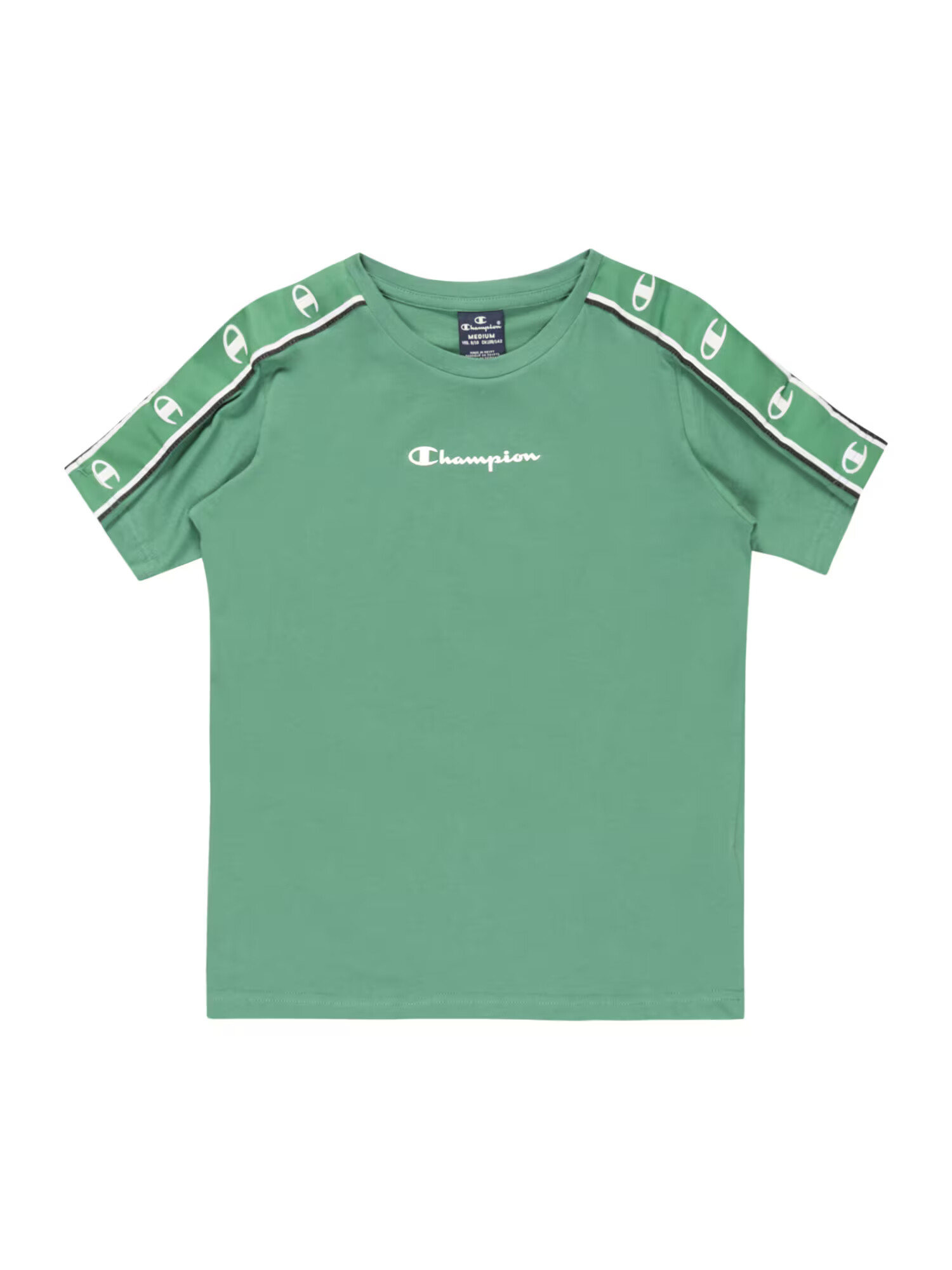 Champion Authentic Athletic Apparel Tricou verde jad / negru / alb - Pled.ro