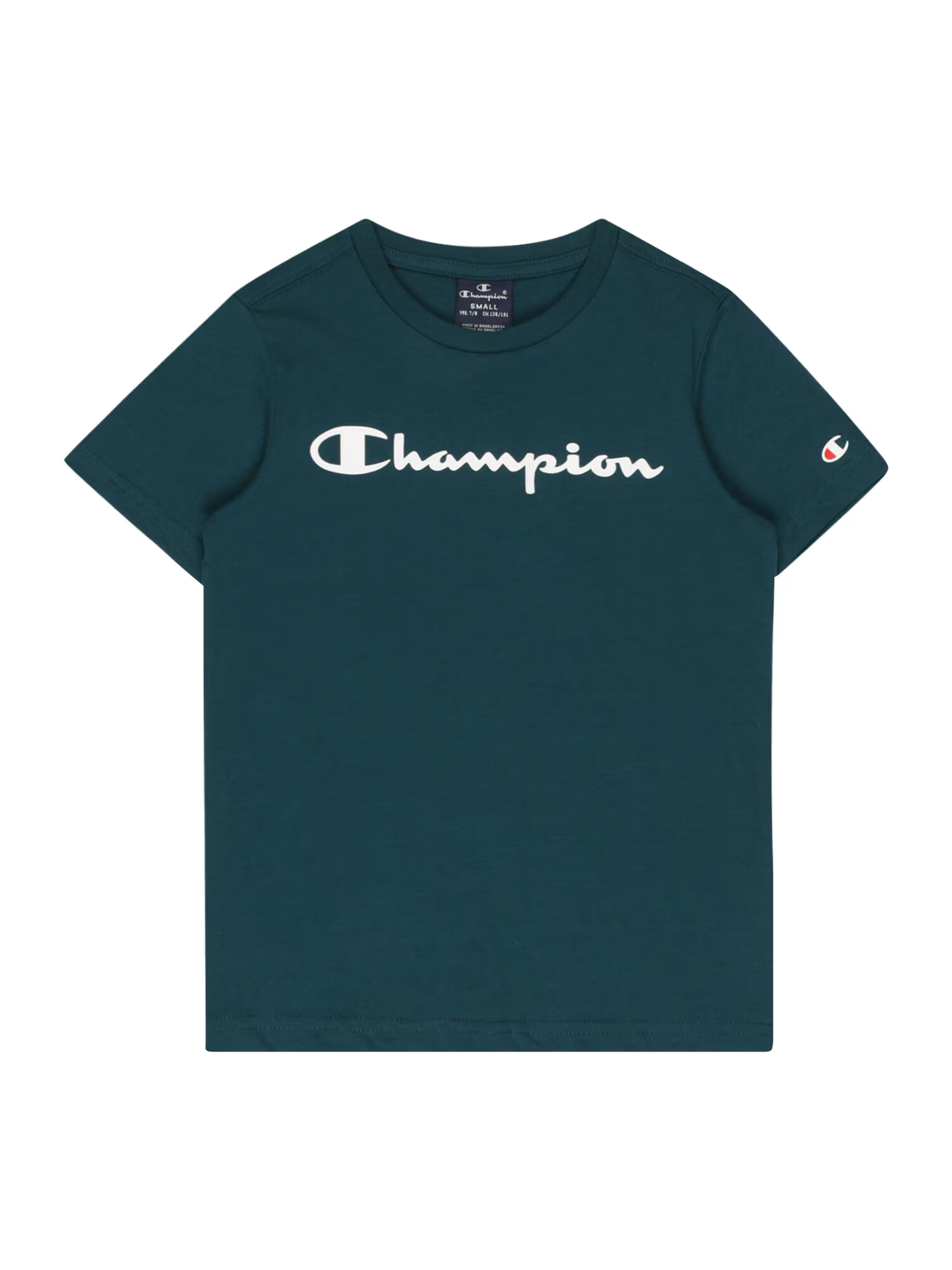 Champion Authentic Athletic Apparel Tricou verde smarald / alb - Pled.ro