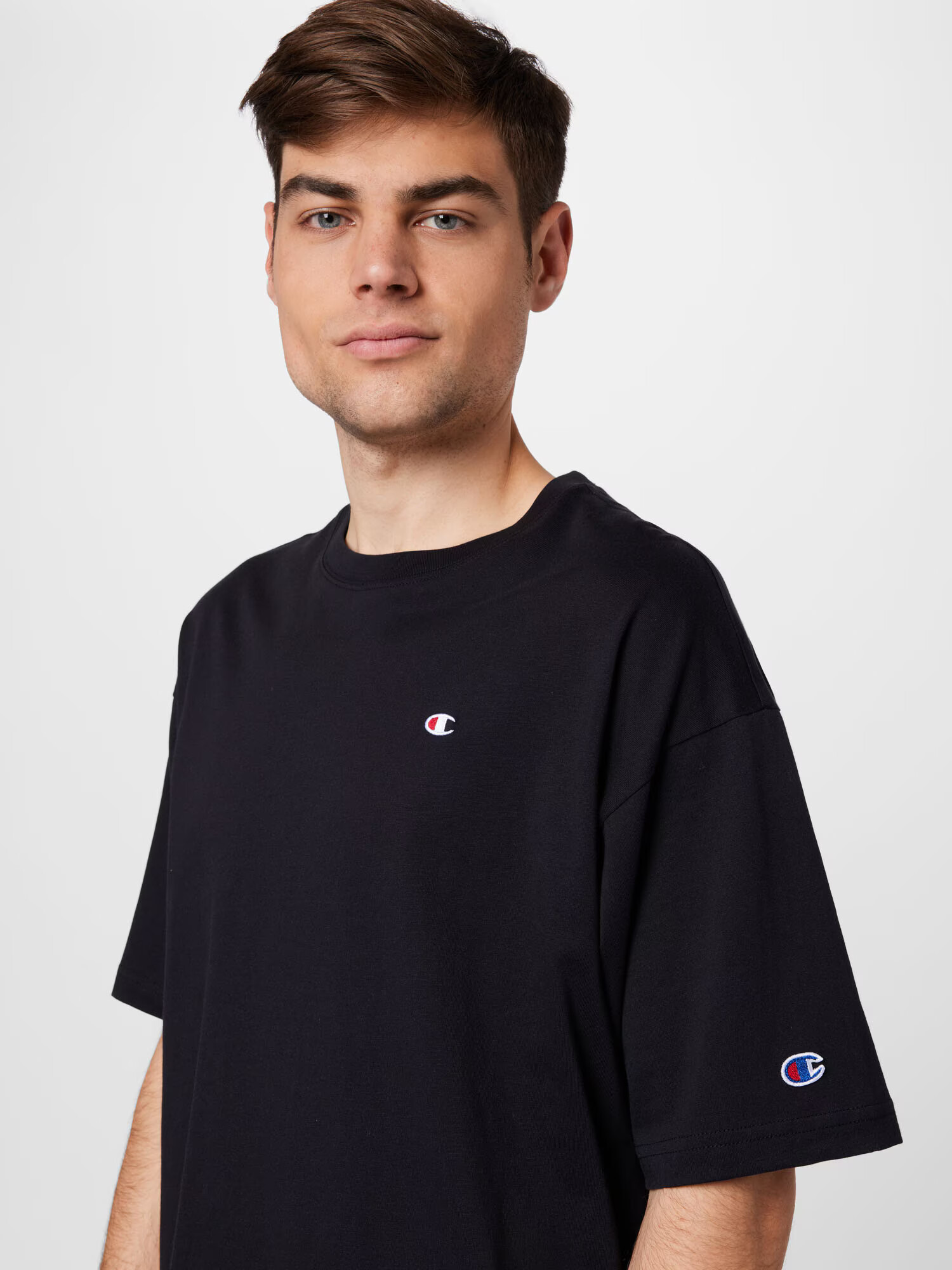 Champion Reverse Weave Tricou albastru / roșu / negru / alb - Pled.ro