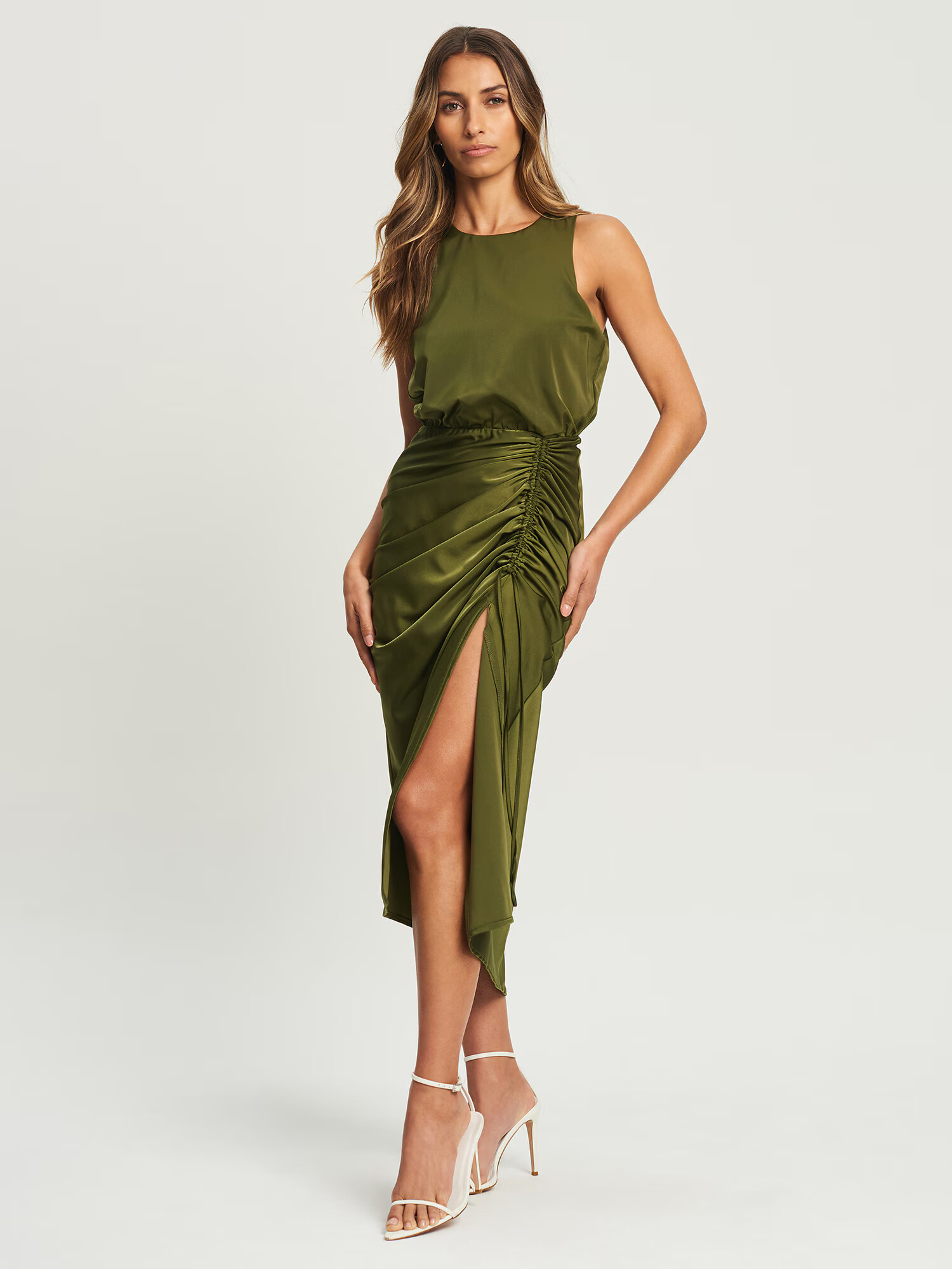 Chancery Rochie de cocktail 'WISTERIA' verde - Pled.ro