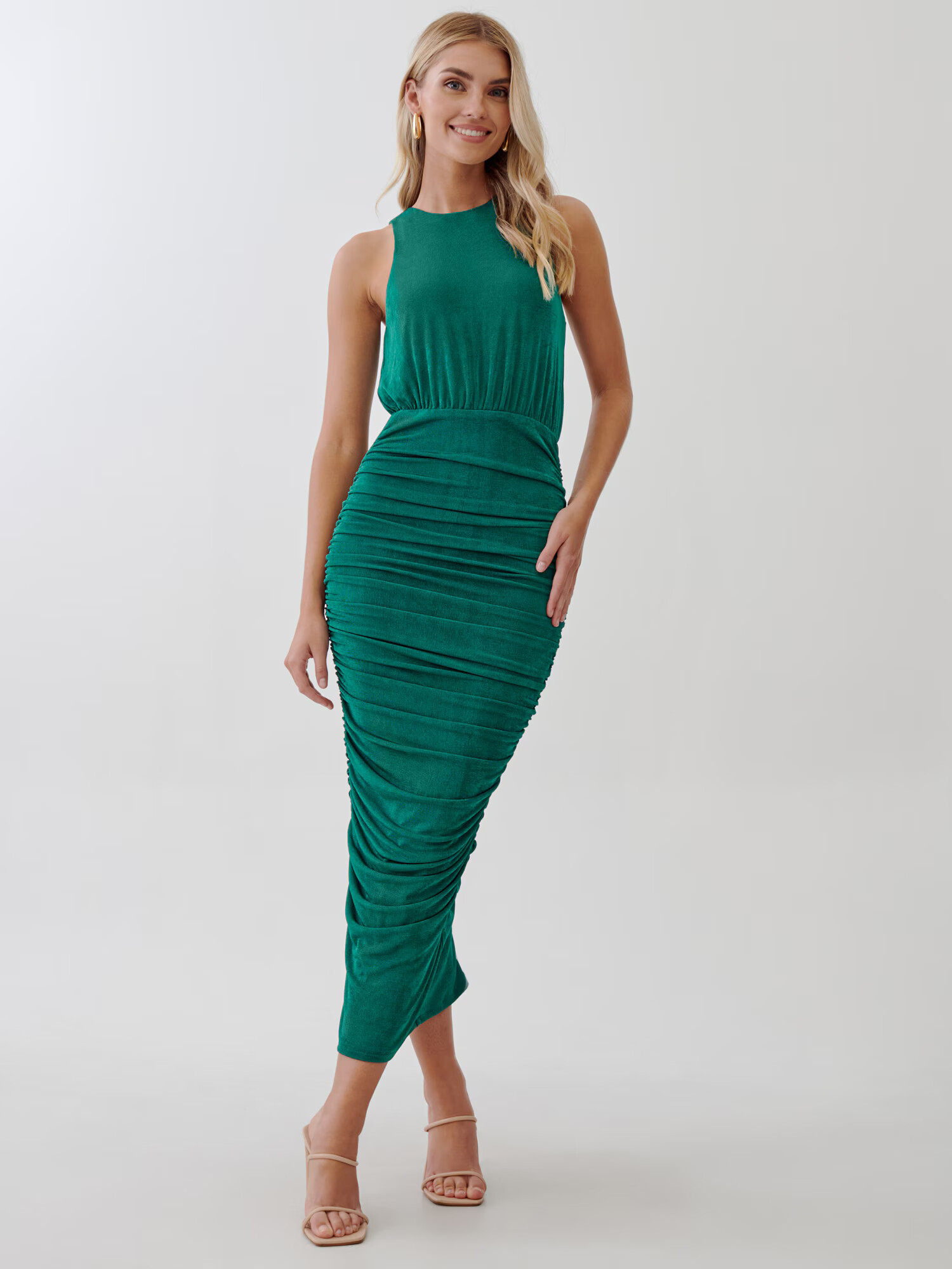 Chancery Rochie 'VOLTAIRE' verde - Pled.ro