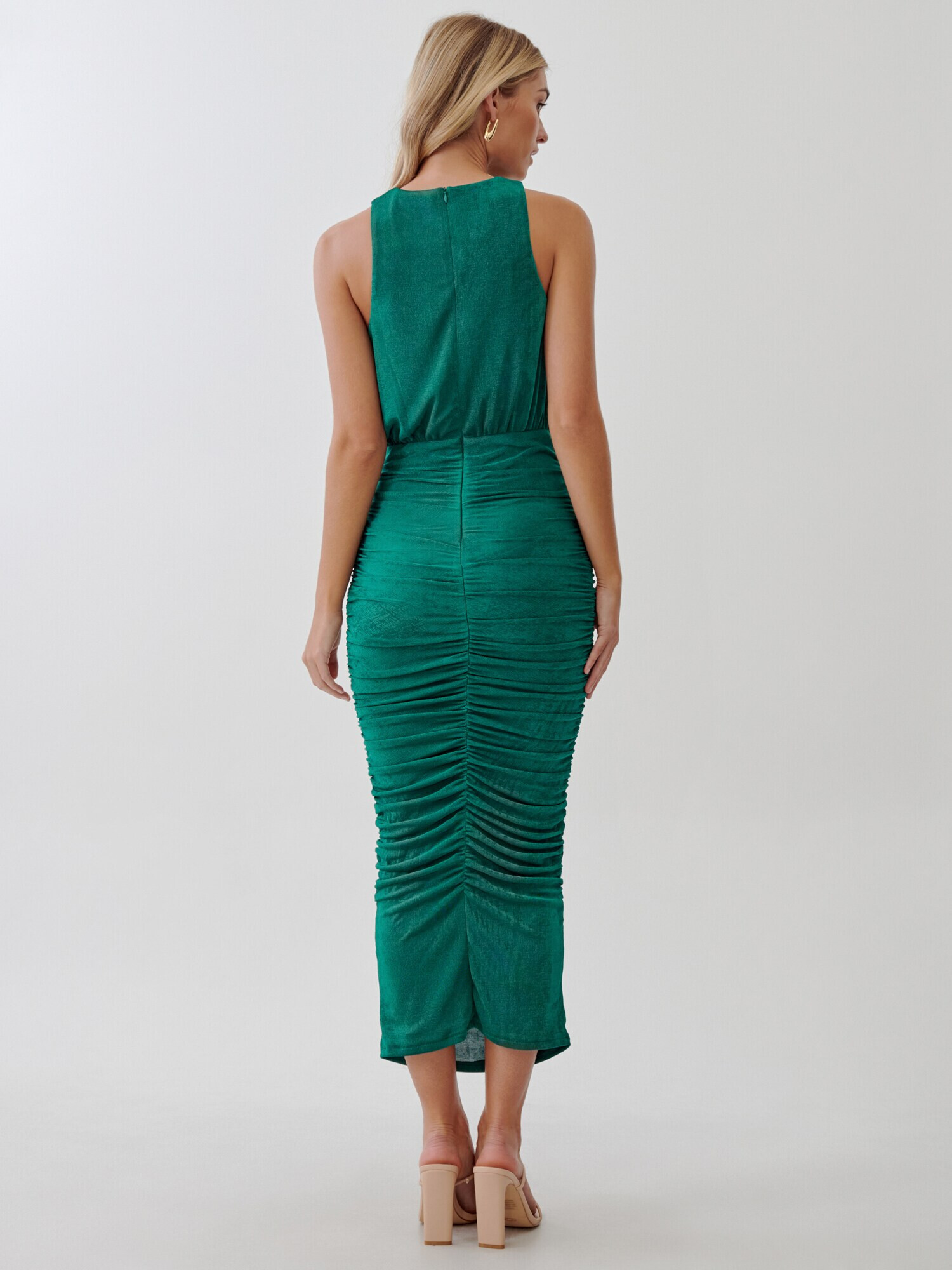 Chancery Rochie 'VOLTAIRE' verde - Pled.ro