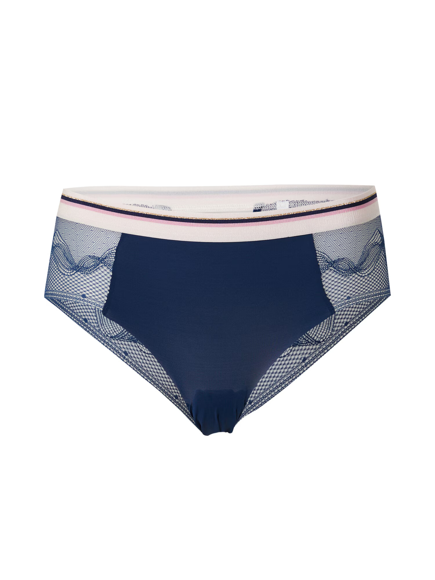 PASSIONATA Slip bleumarin / roz / alb - Pled.ro