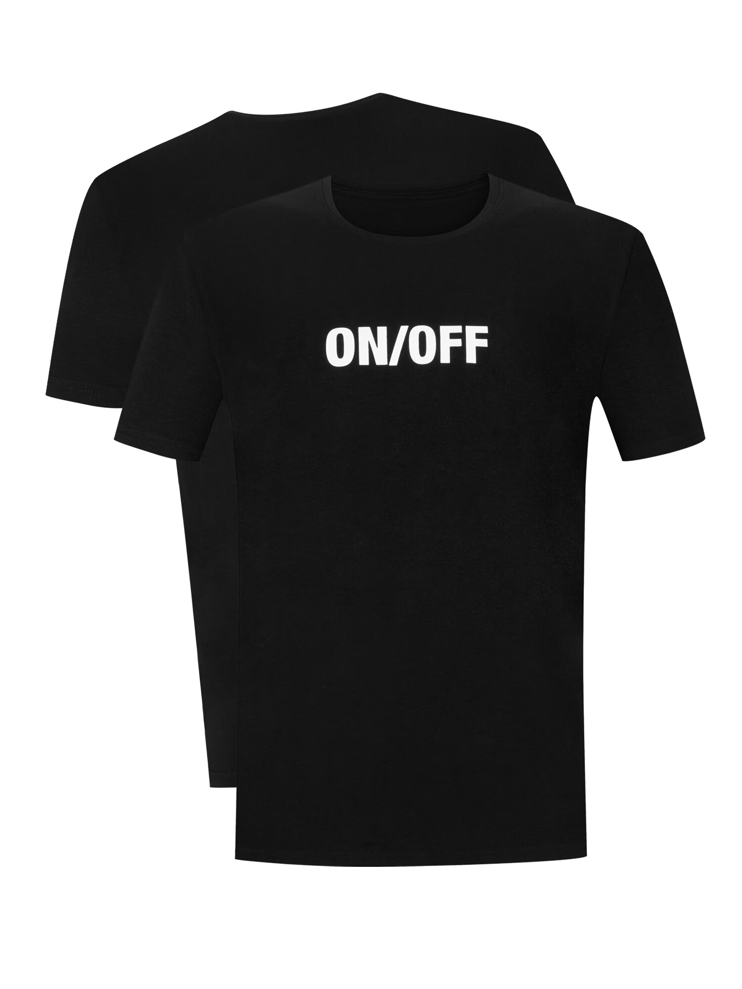 CHEERIO* Tricou 'ON OFF' negru / alb - Pled.ro