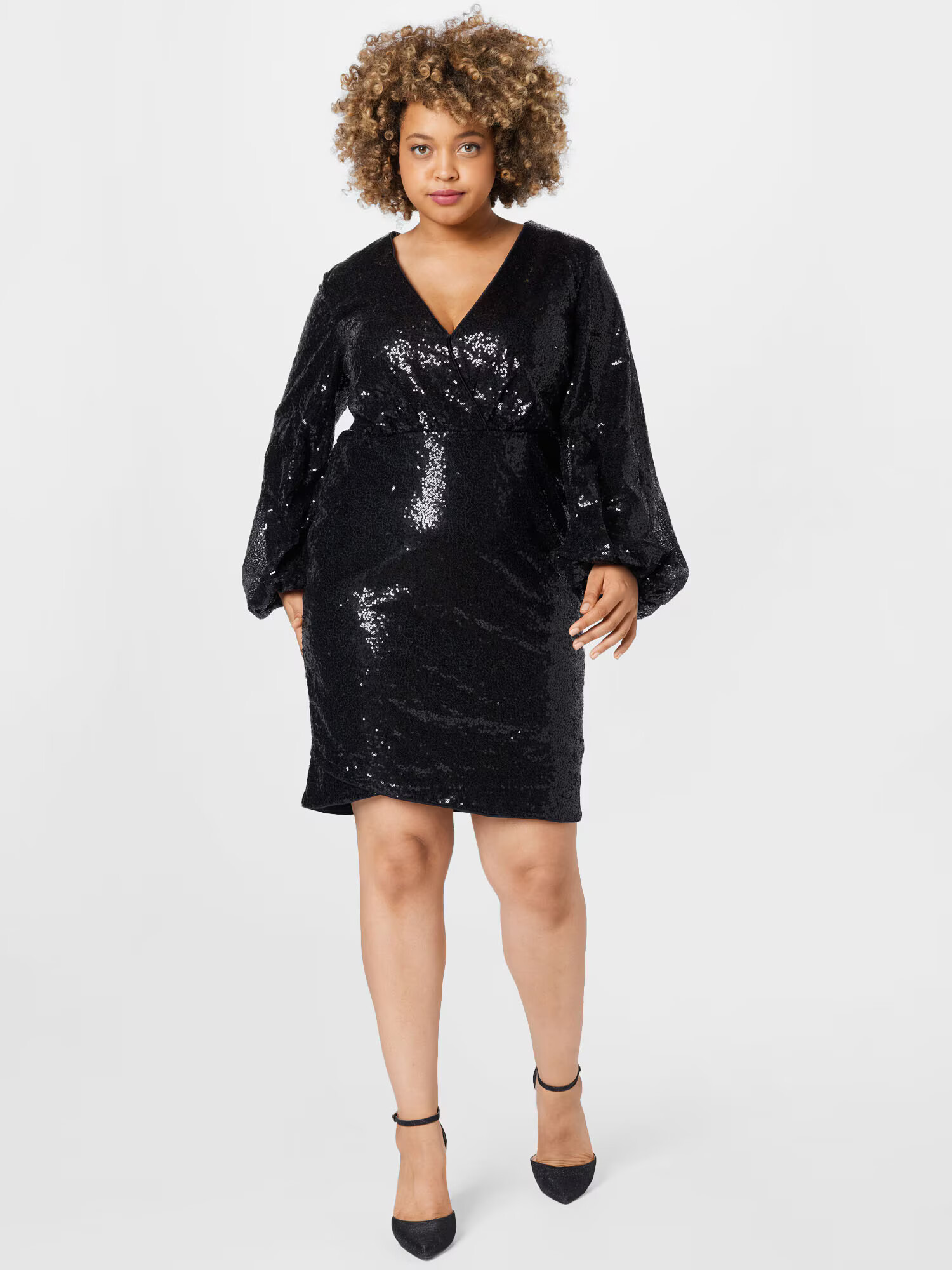 Chi Chi Curve Rochie de cocktail negru - Pled.ro